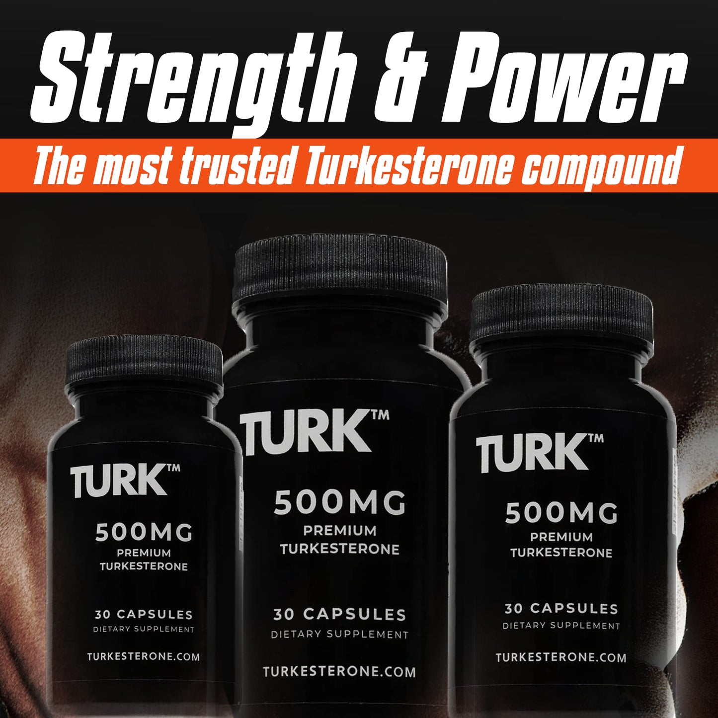 Turk Turkesterone 500mg Ajuga Turkestanica Extract Capsule, 30 Count