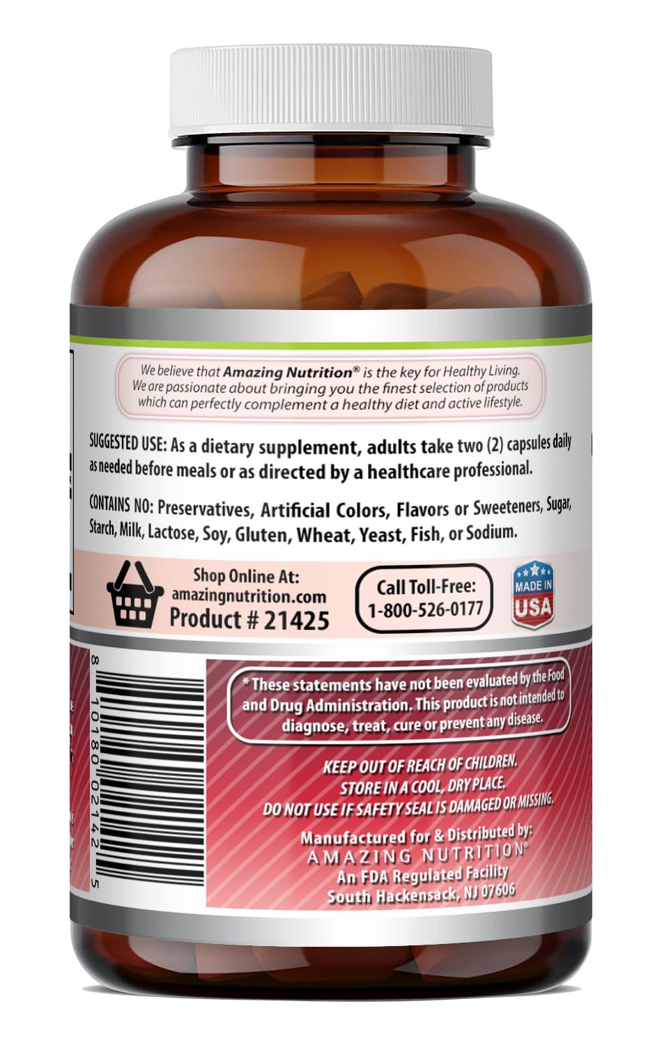 Amazing Nutrition Cranberry Extract Capsule 120 Count