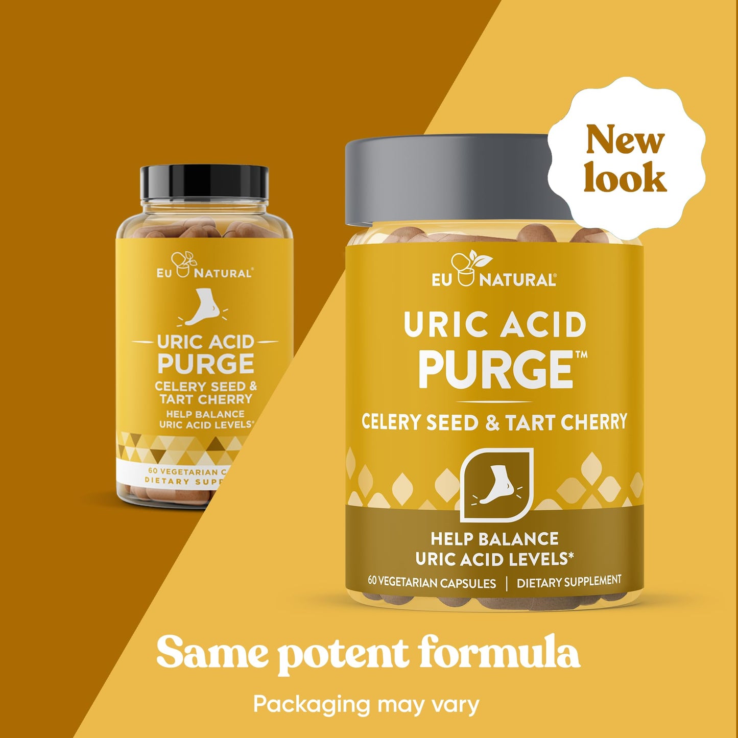 Eu Natural Purge Uric Acid Flush Capsules, 120 Vegetarian Capsules