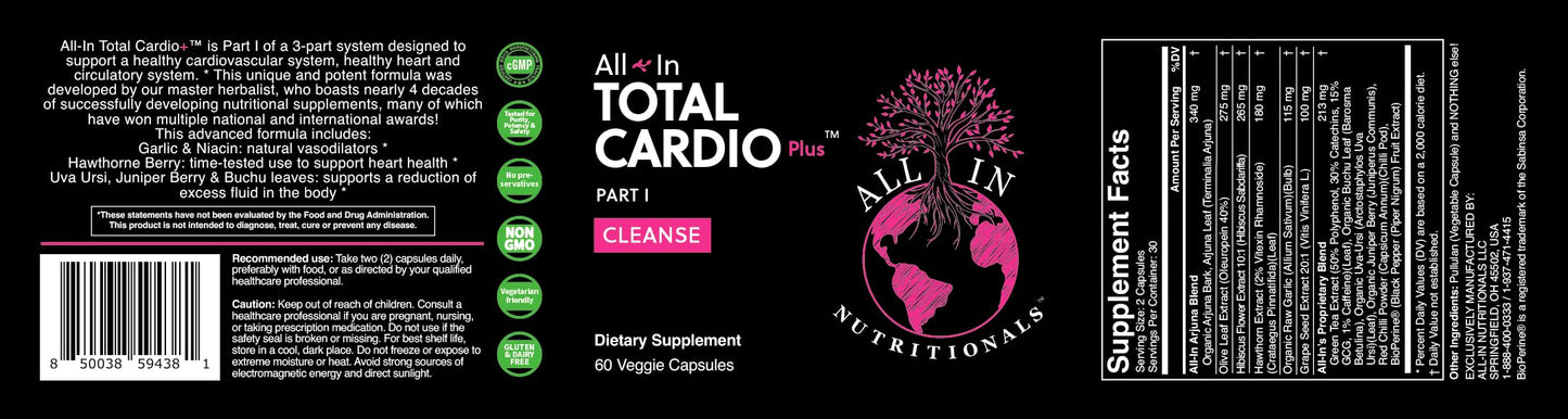 All In Nutritionals Total Cardio Part I Capsule 60 Count