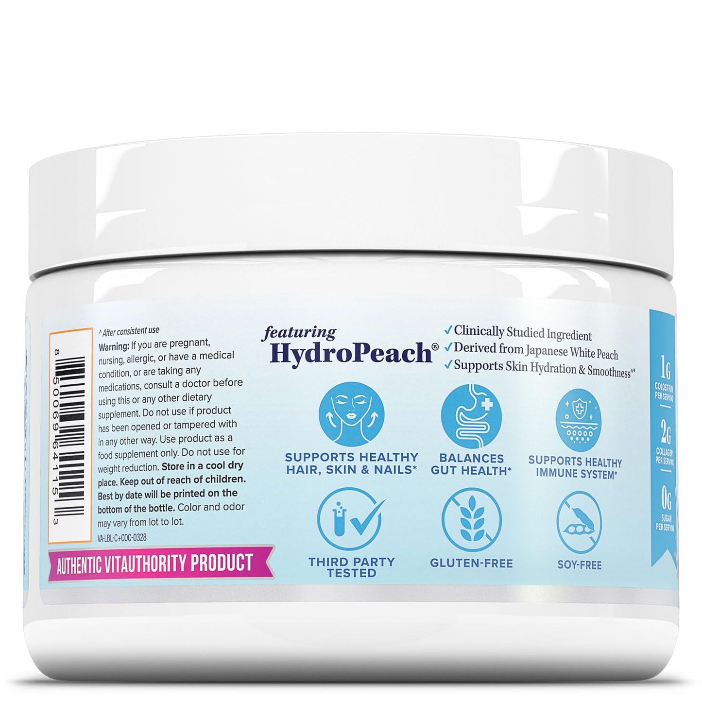 Vitauthority Colostrum Collagen Powder 3.8 oz