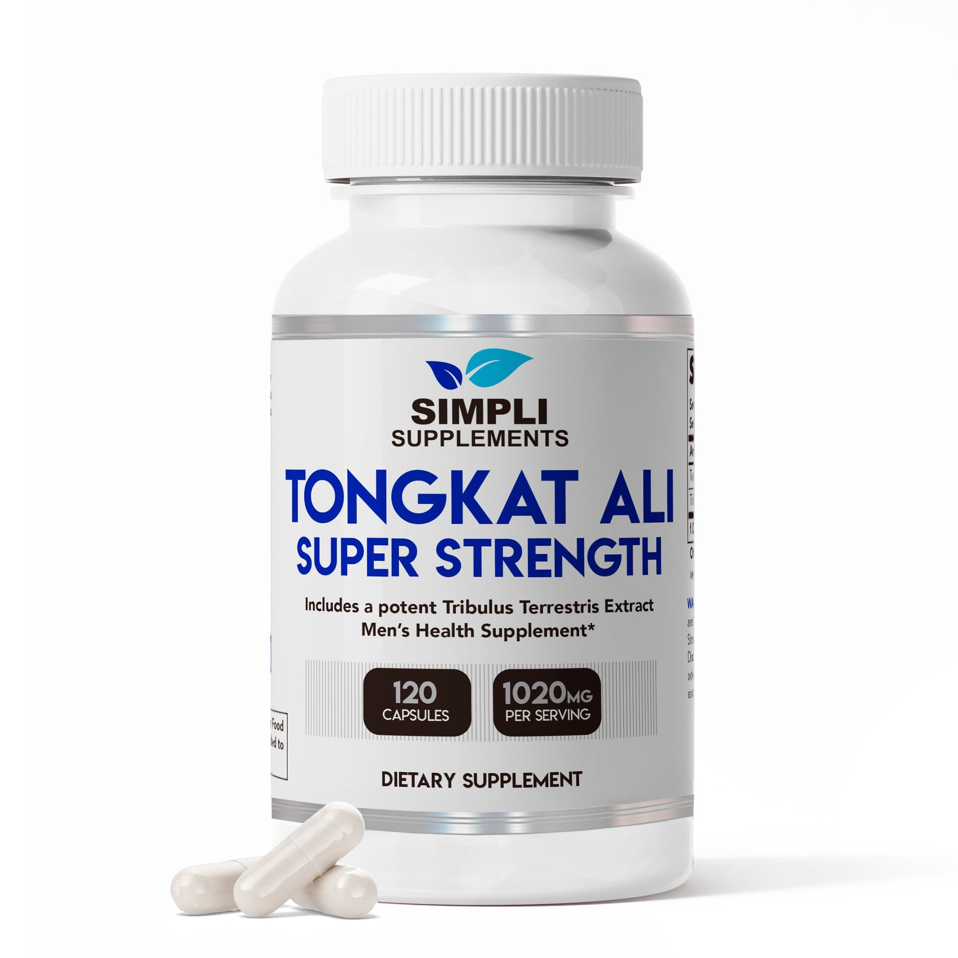 Simpli Supplements Longjack Tongkat Ali 200:1 Capsule 120 Count