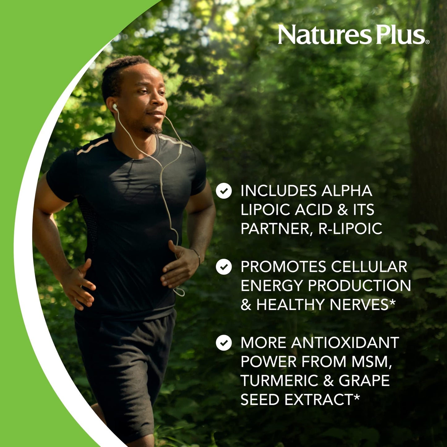 NaturesPlus Ultra Lipoic Bi-Layered Tablets, 1 Count