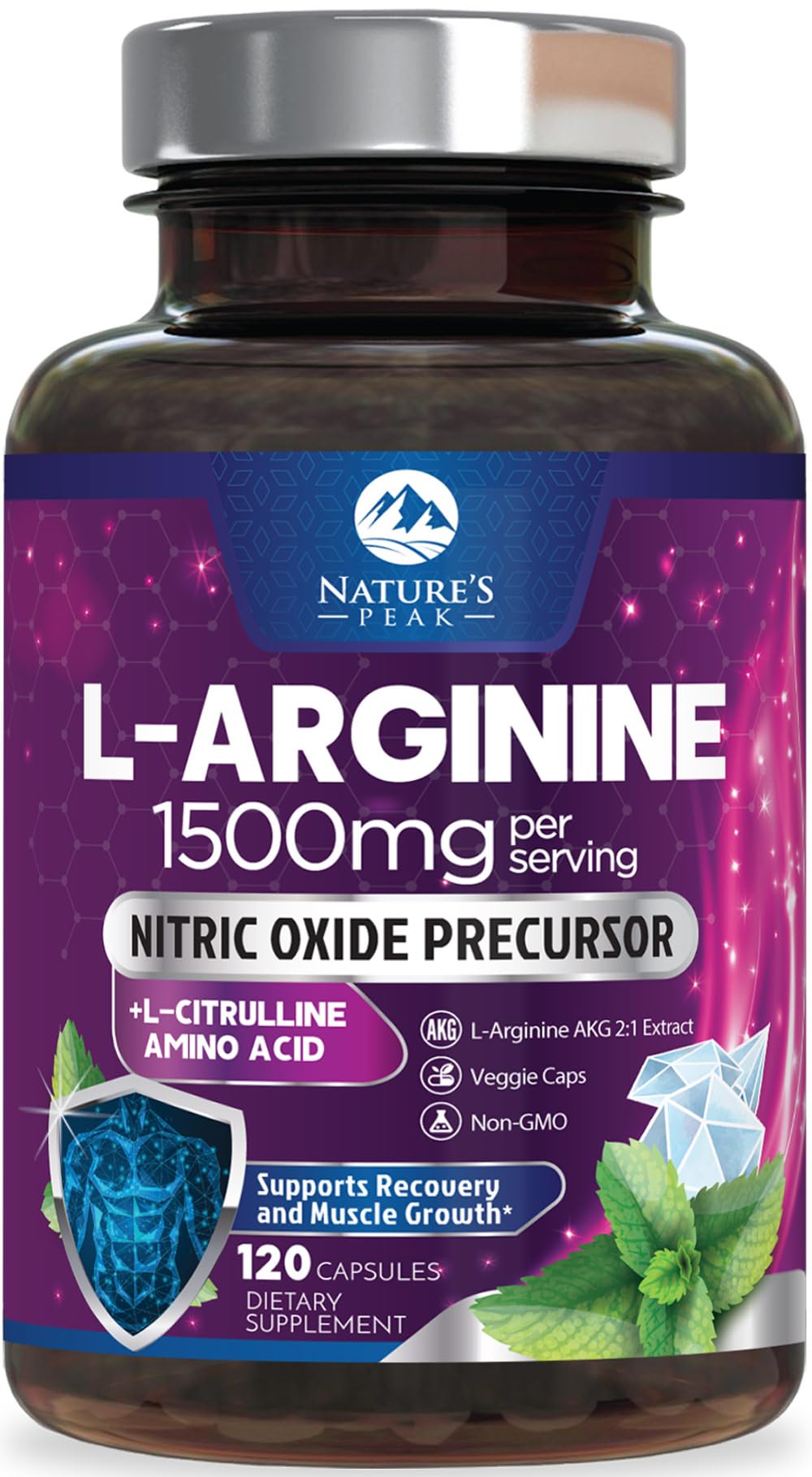 Nature's Peak L-Arginine Complex 120 Capsules