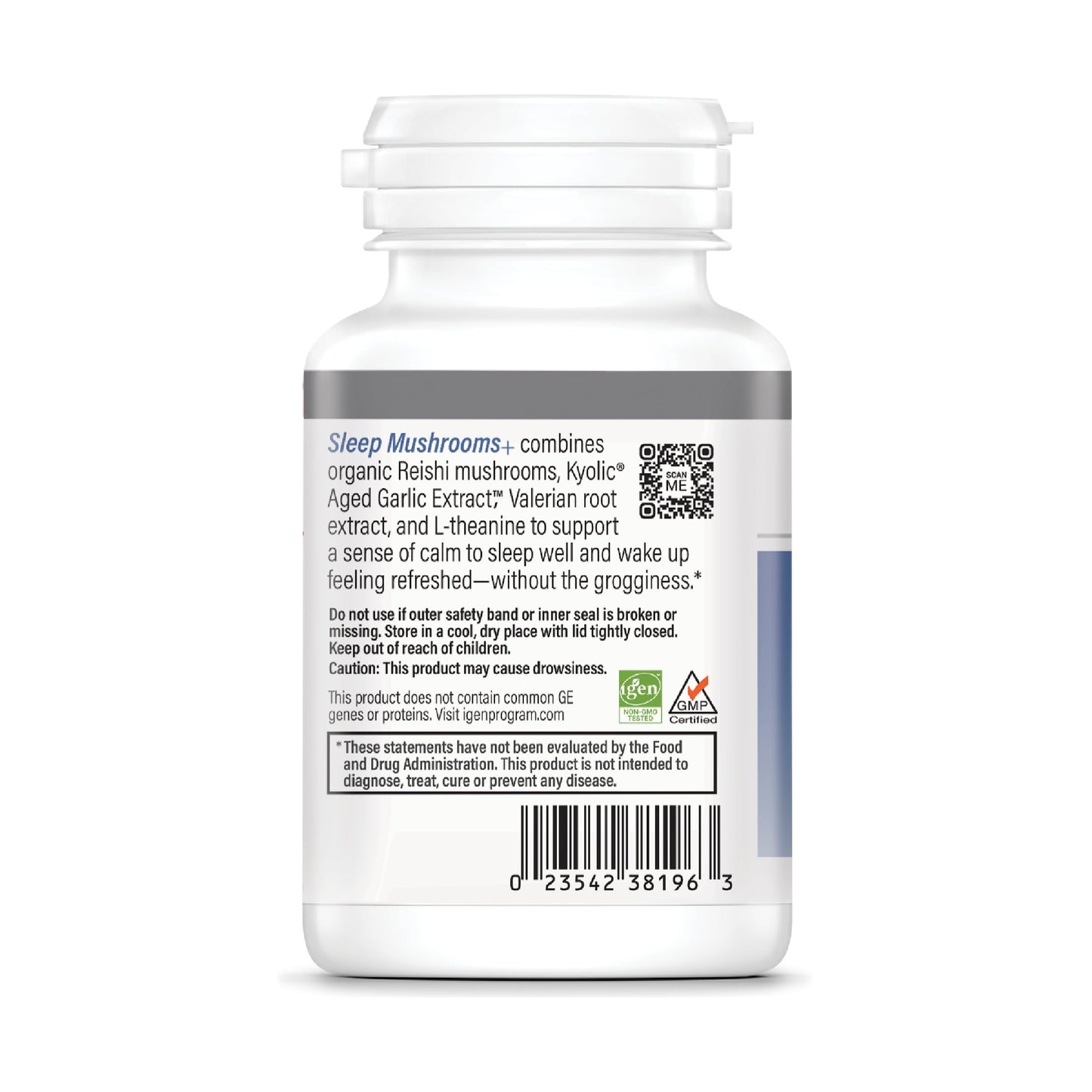 Kyolic Sleep Mushrooms+ Capsules, 60 Capsules