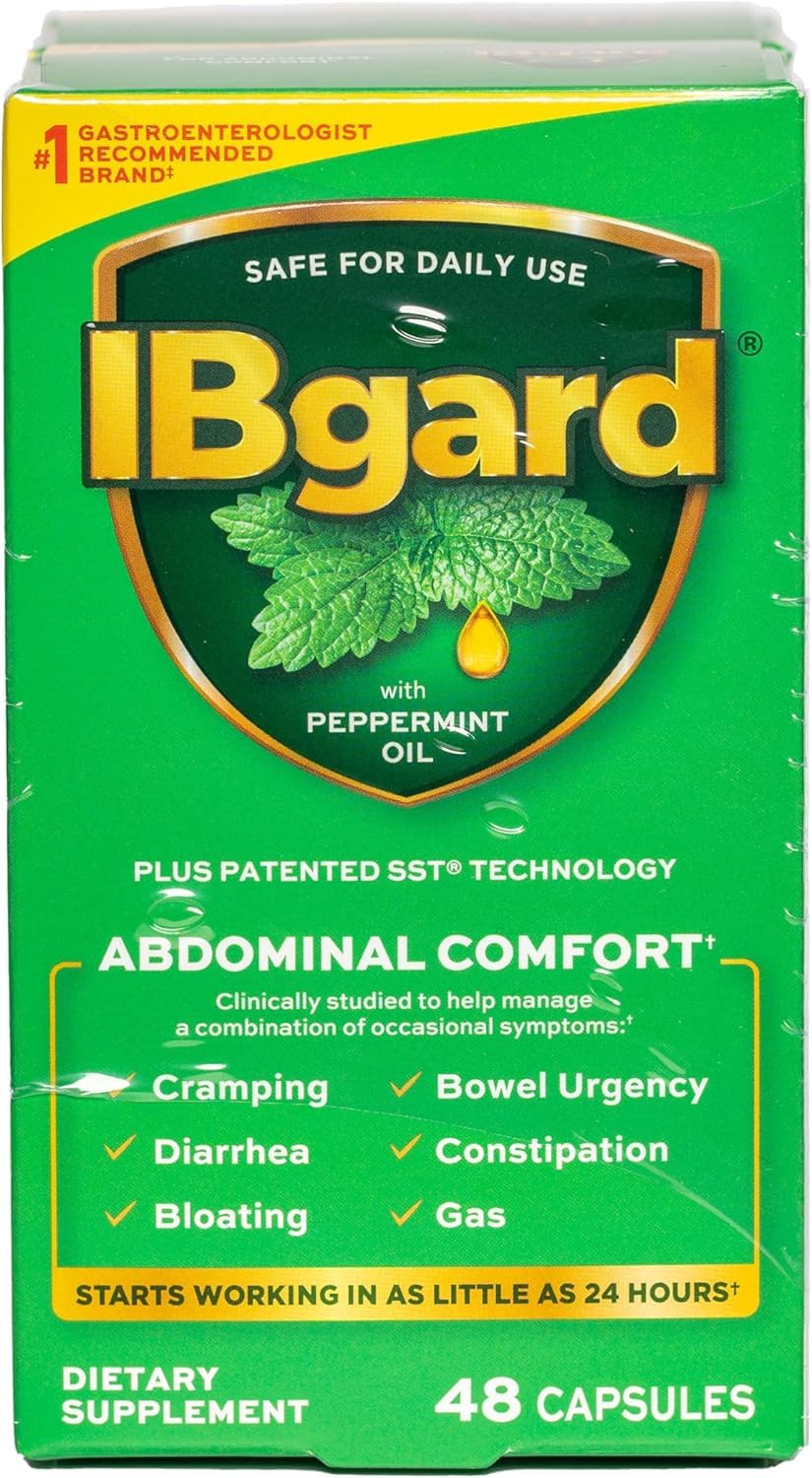 IBgard Gut Health Supplement Peppermint Oil Capsules 96 Count