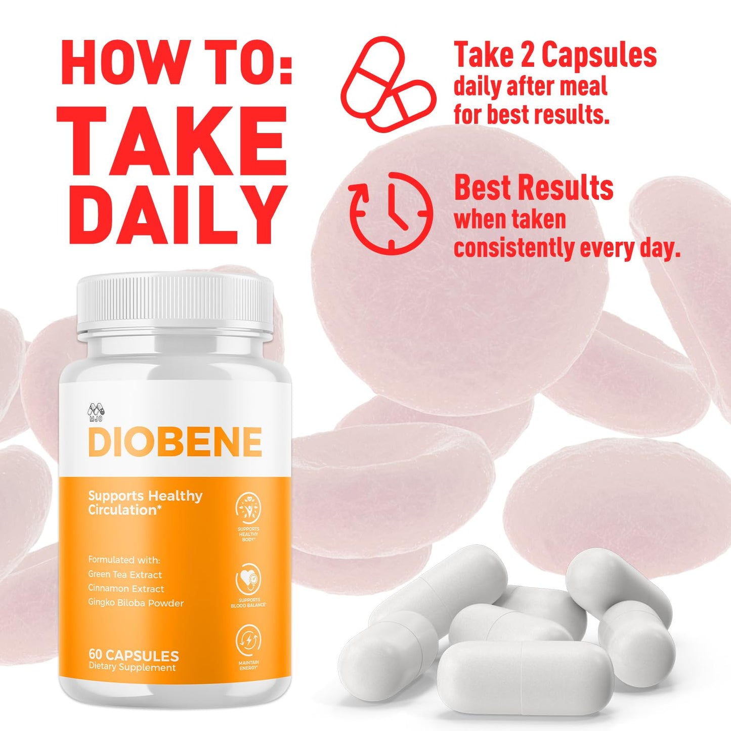 MJO Diobene Capsules, 60 Count