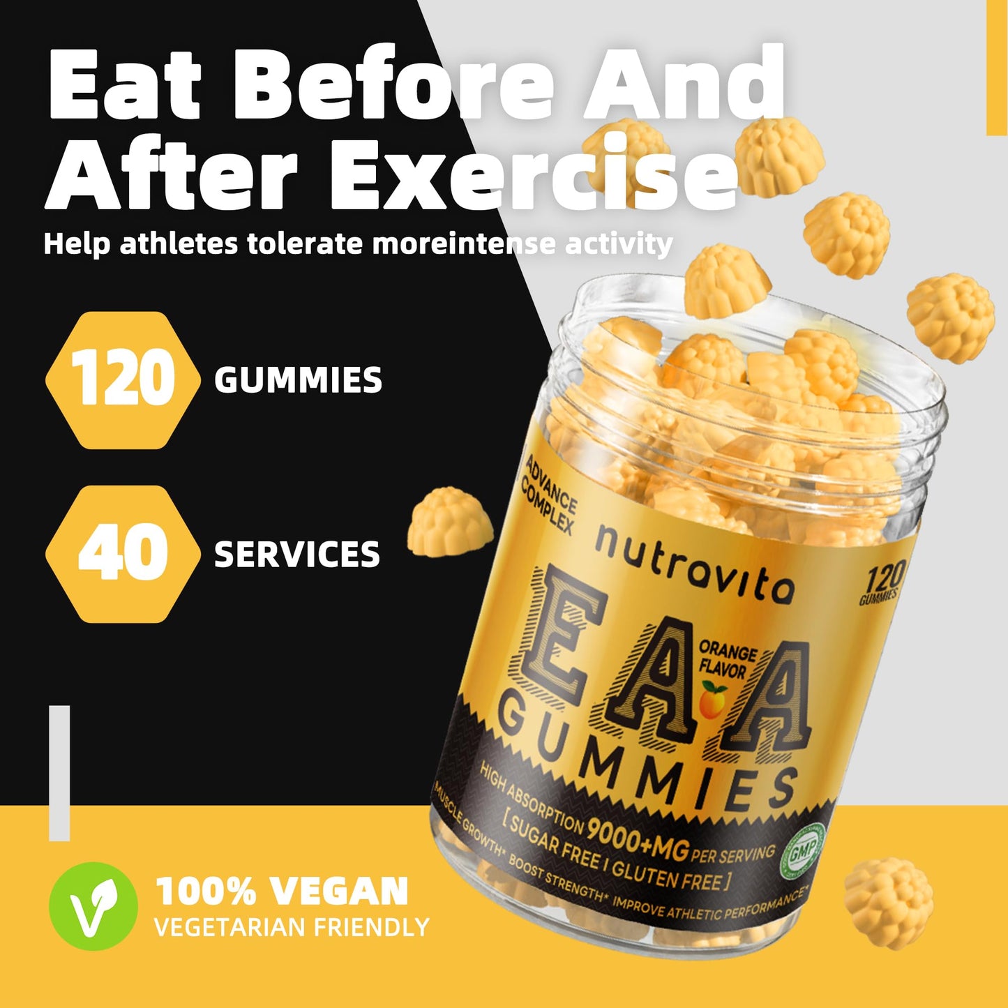 Nutravita EAA Gummies 120 Gummies