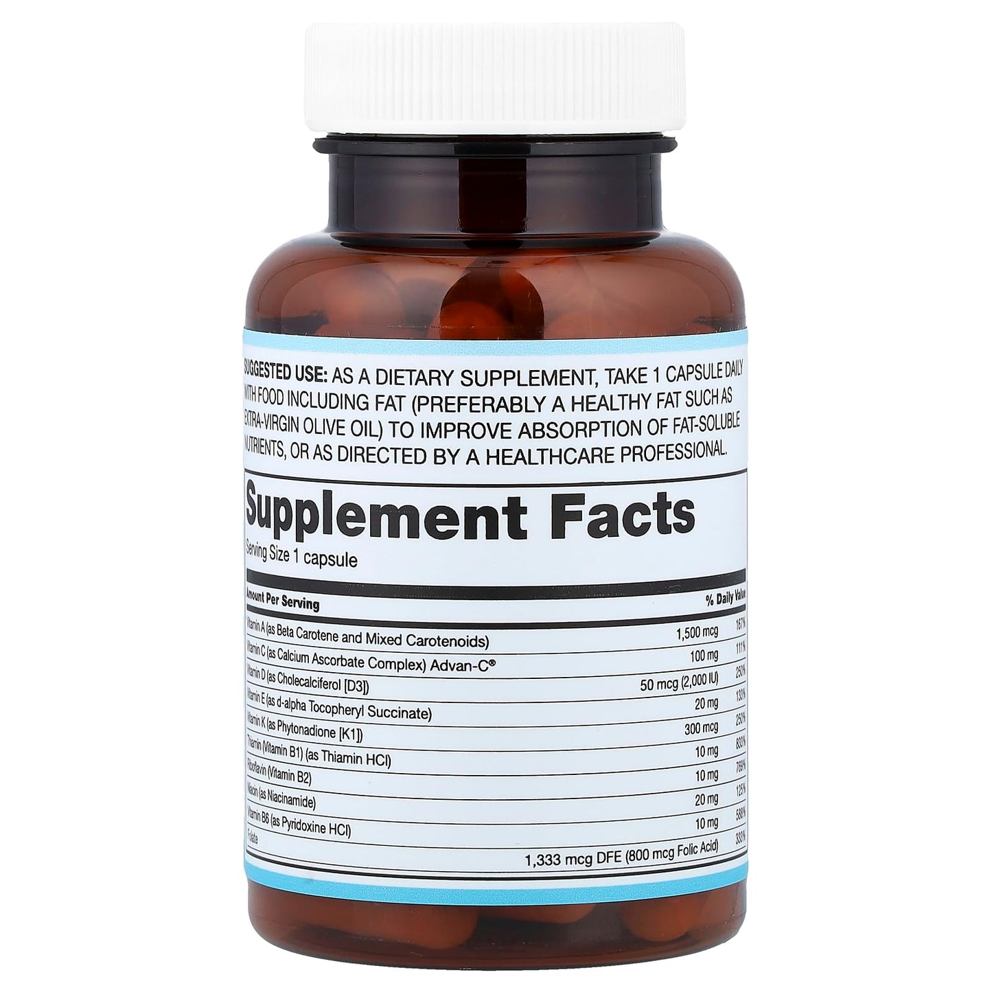 NSI Vitacost Synergy Once Daily Multi-Vitamin Capsules 60