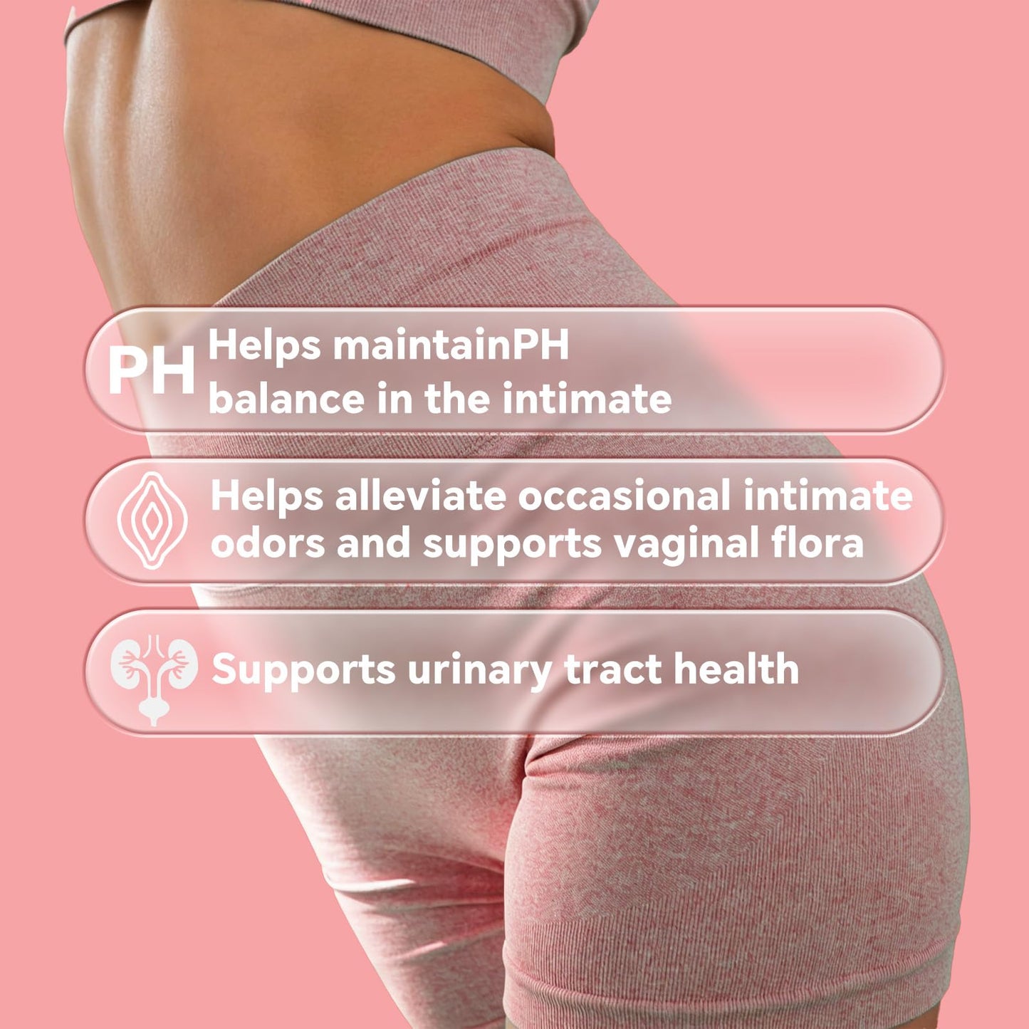 KTT Probiotics Women Vaginal Probiotics URO Viginal Probiotic Prebiotics and Probiotics for Feminine Health 5B CFU 4 Strains Lactobacillus pH Balance Gut & Immune Support Shelf Stable 180 Capsules