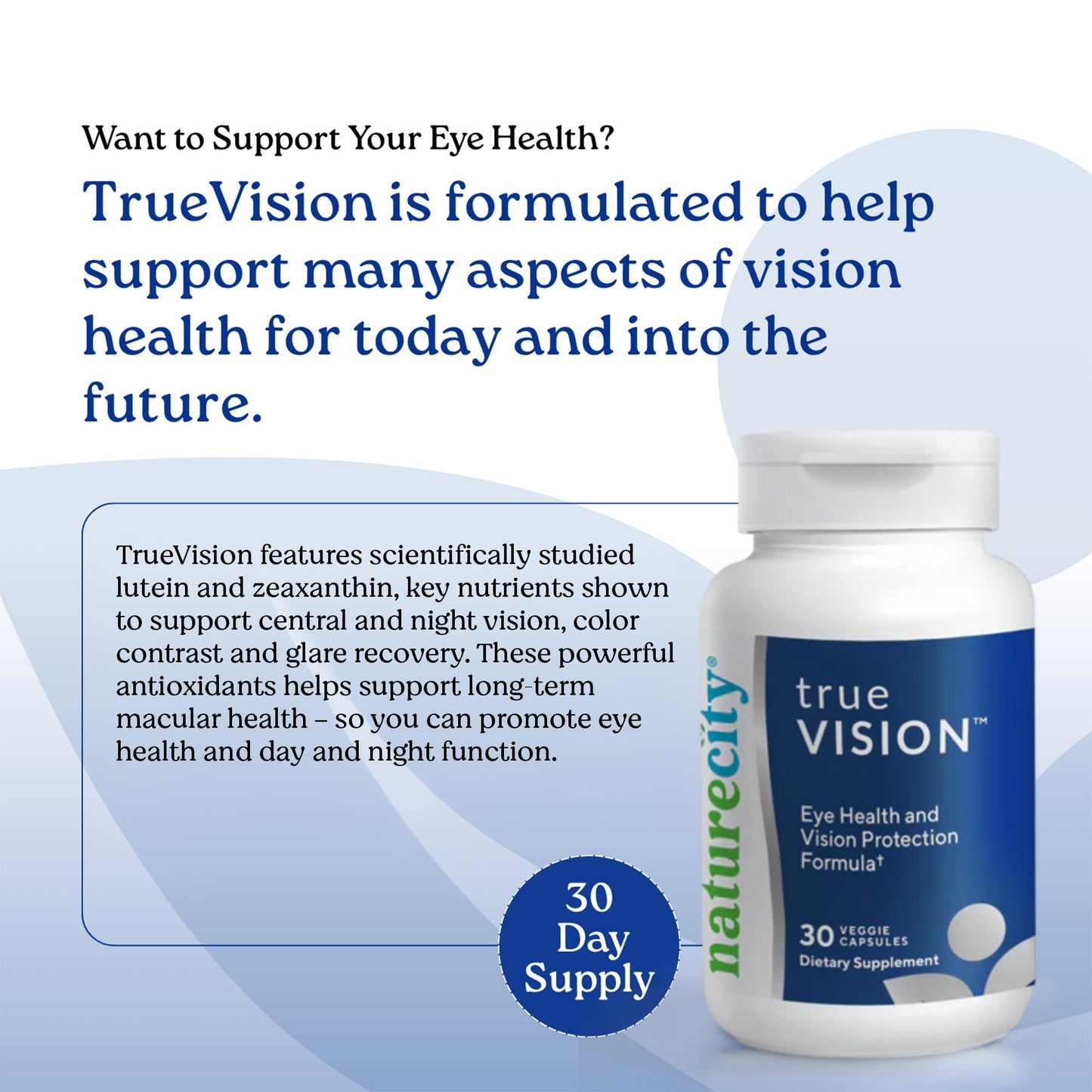 NatureCity True-Vision Eye Health Supplement Capsule 60 Count