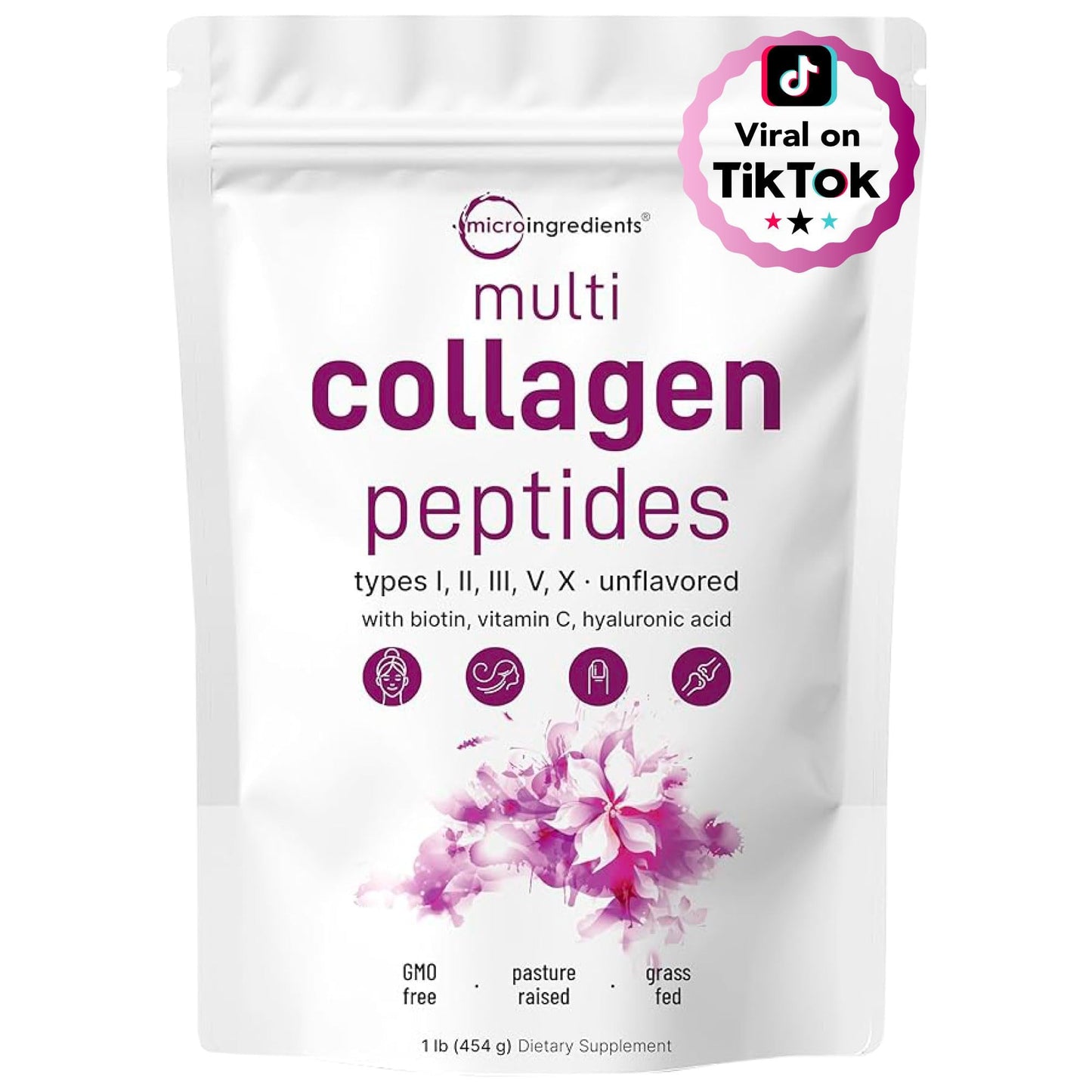 Micro Ingredients Multi Collagen Peptides Powder 16
