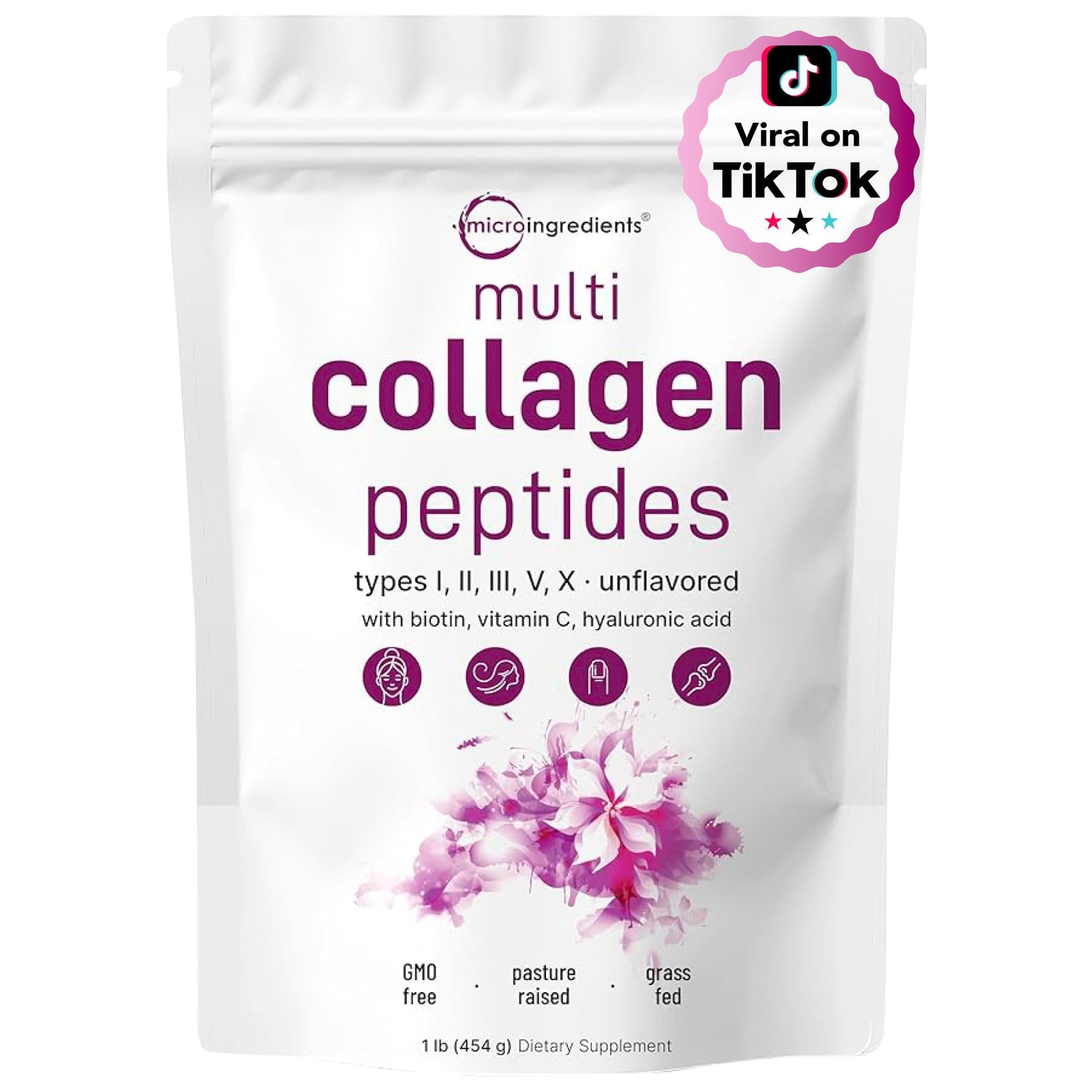 Micro Ingredients Multi Collagen Peptides Powder 16