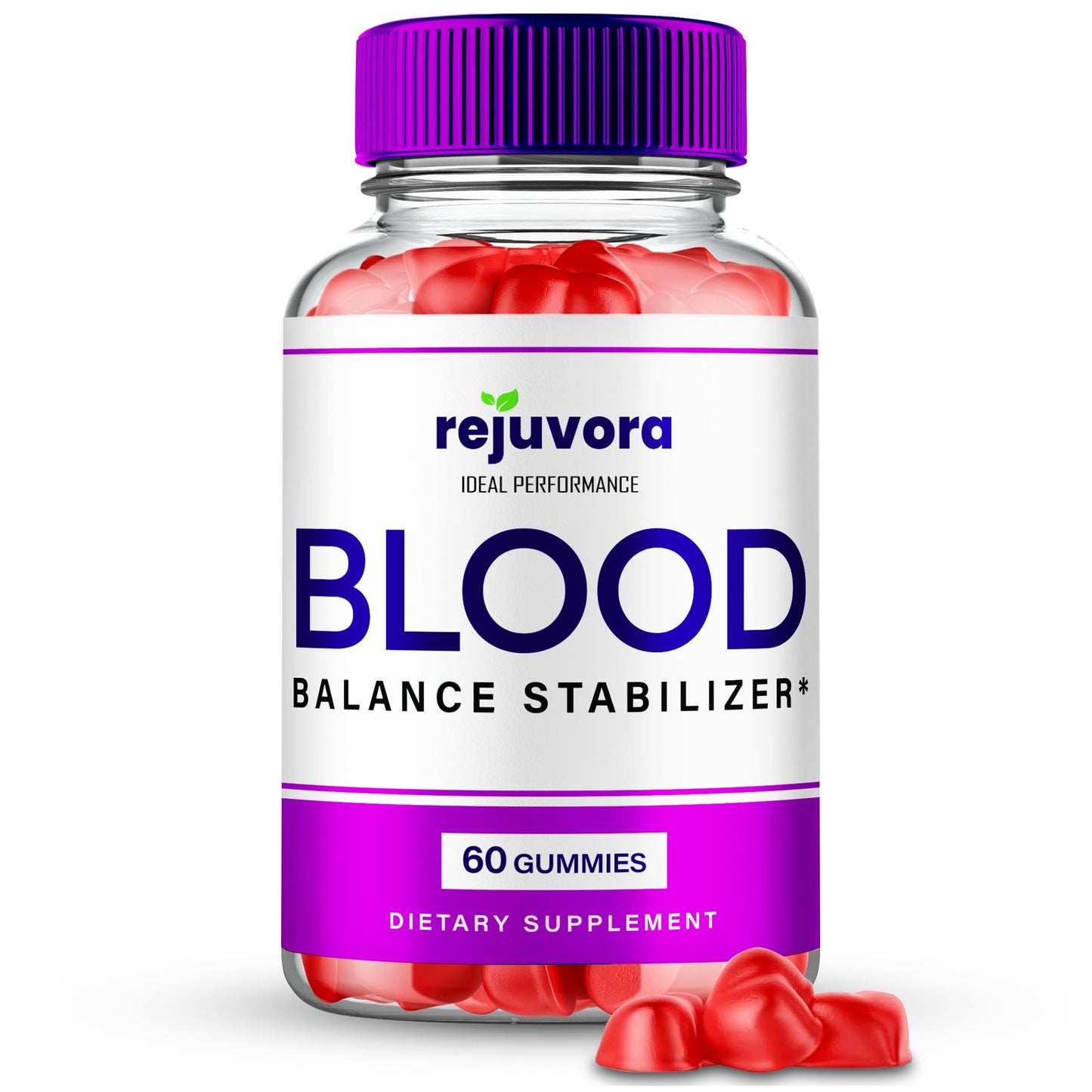 IDEAL PERFORMANCE Rejuvora Advanced Blood Formula Gummies 60 Count