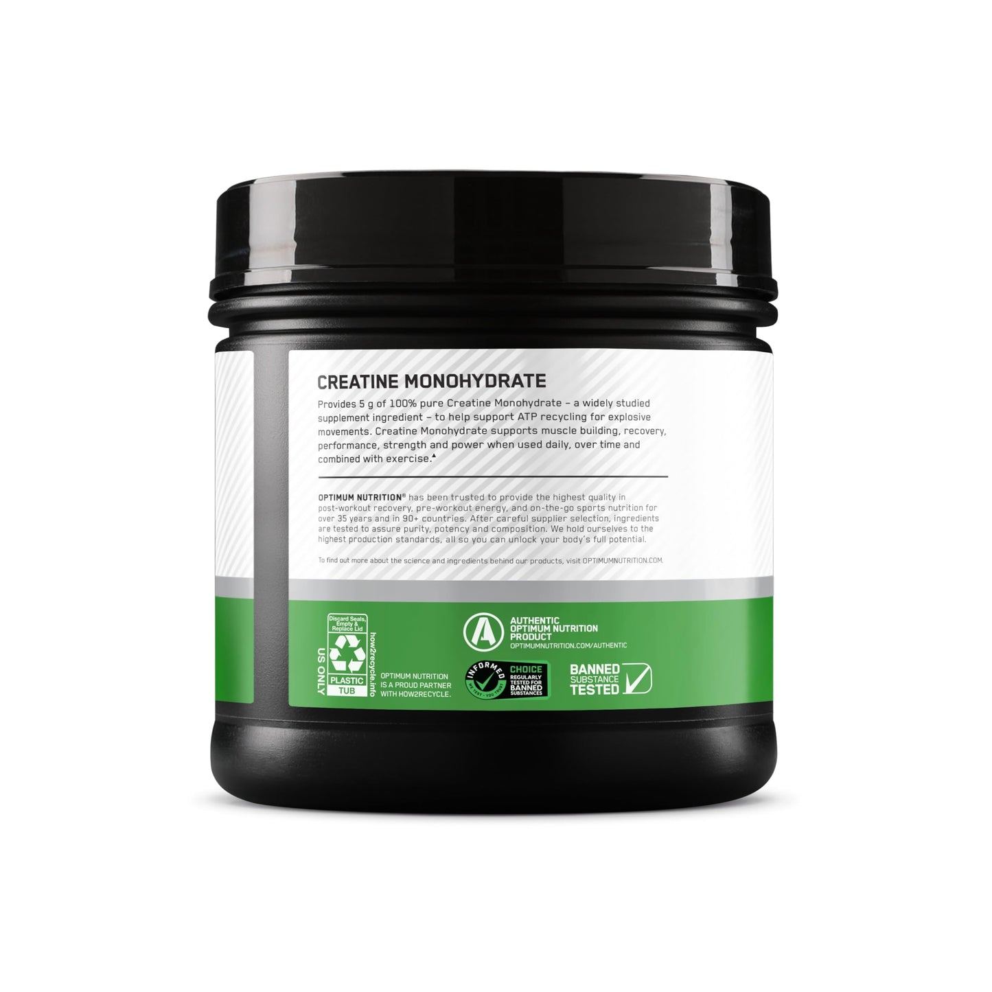 Optimum Nutrition Micronized Creatine Powder, 23 Servings