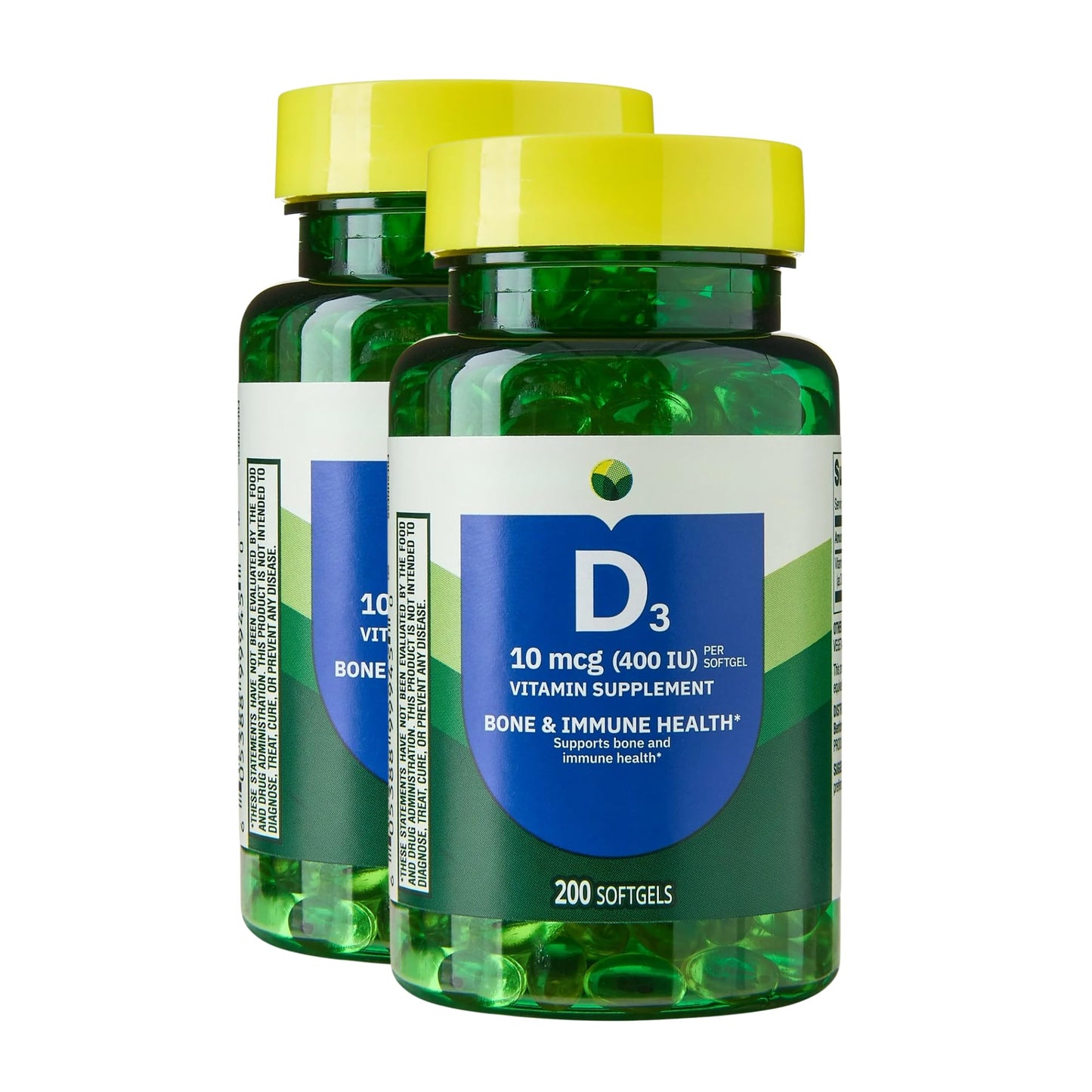 KP+ Vitamin D3 10 mcg (400 IU) Softgels 400 Count