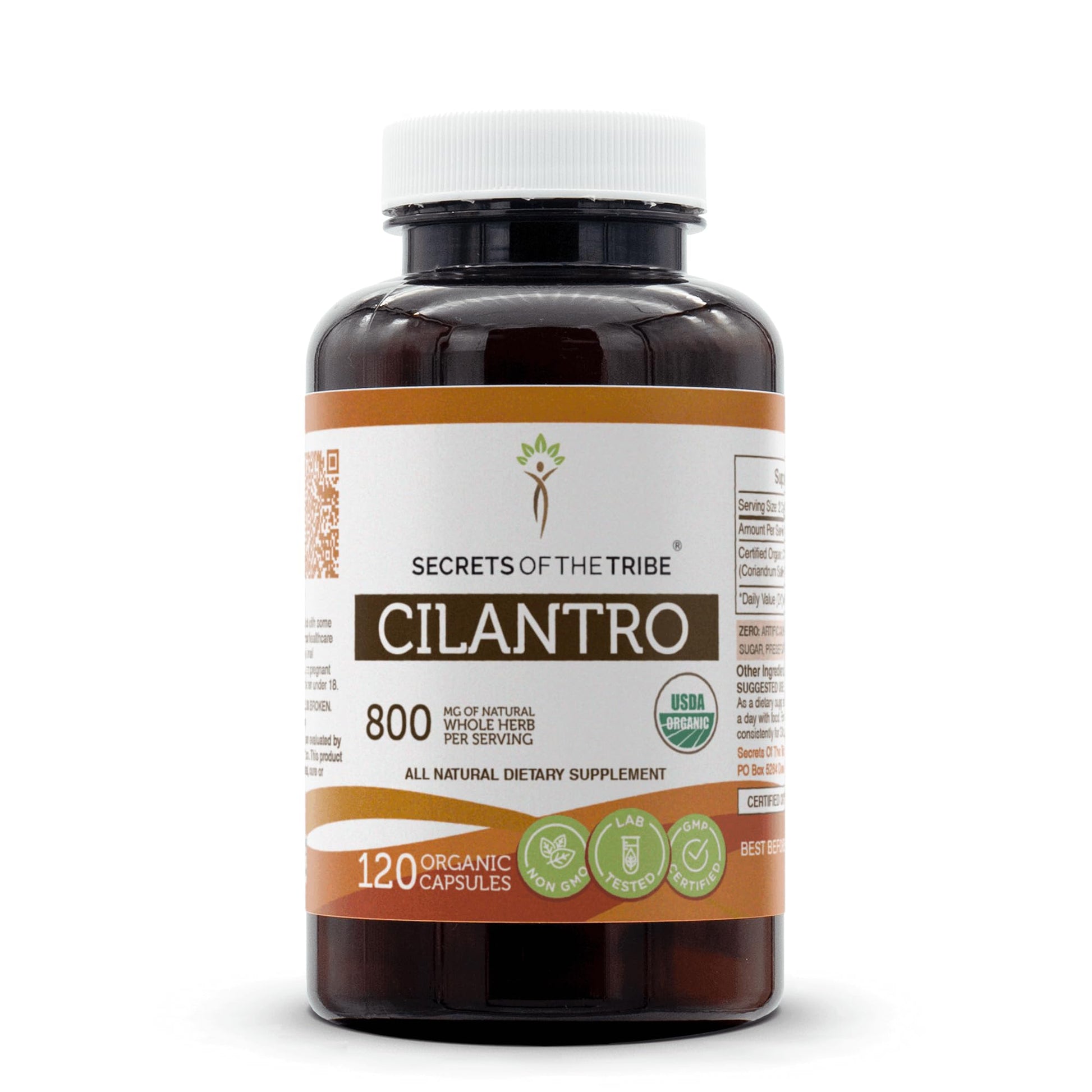 Secrets of the Tribe Cilantro USDA Organic Capsules 120 Count