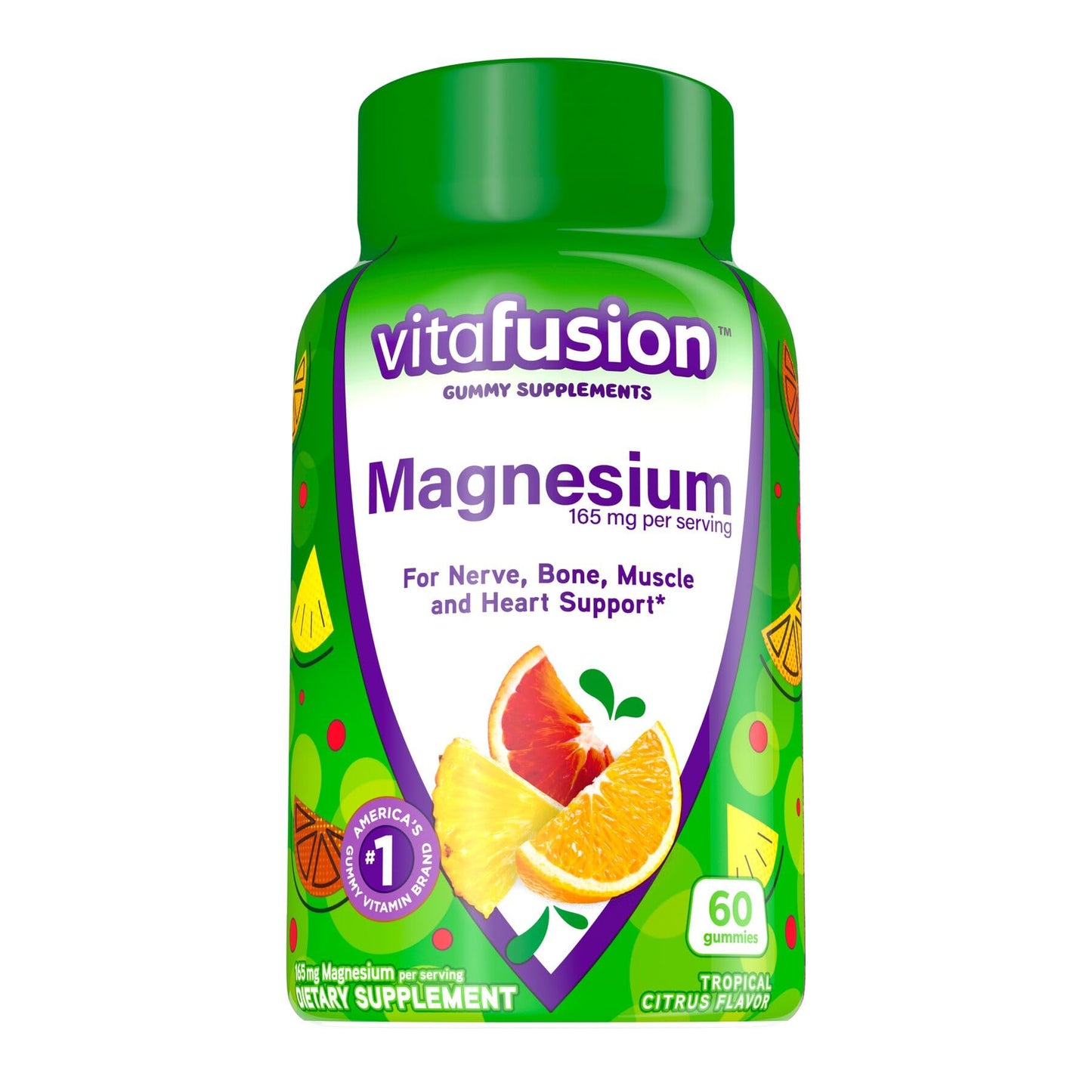 Vitafusion Magnesium Gummy Supplement 60ct and Women's 50+ Multivitamin 60 Count