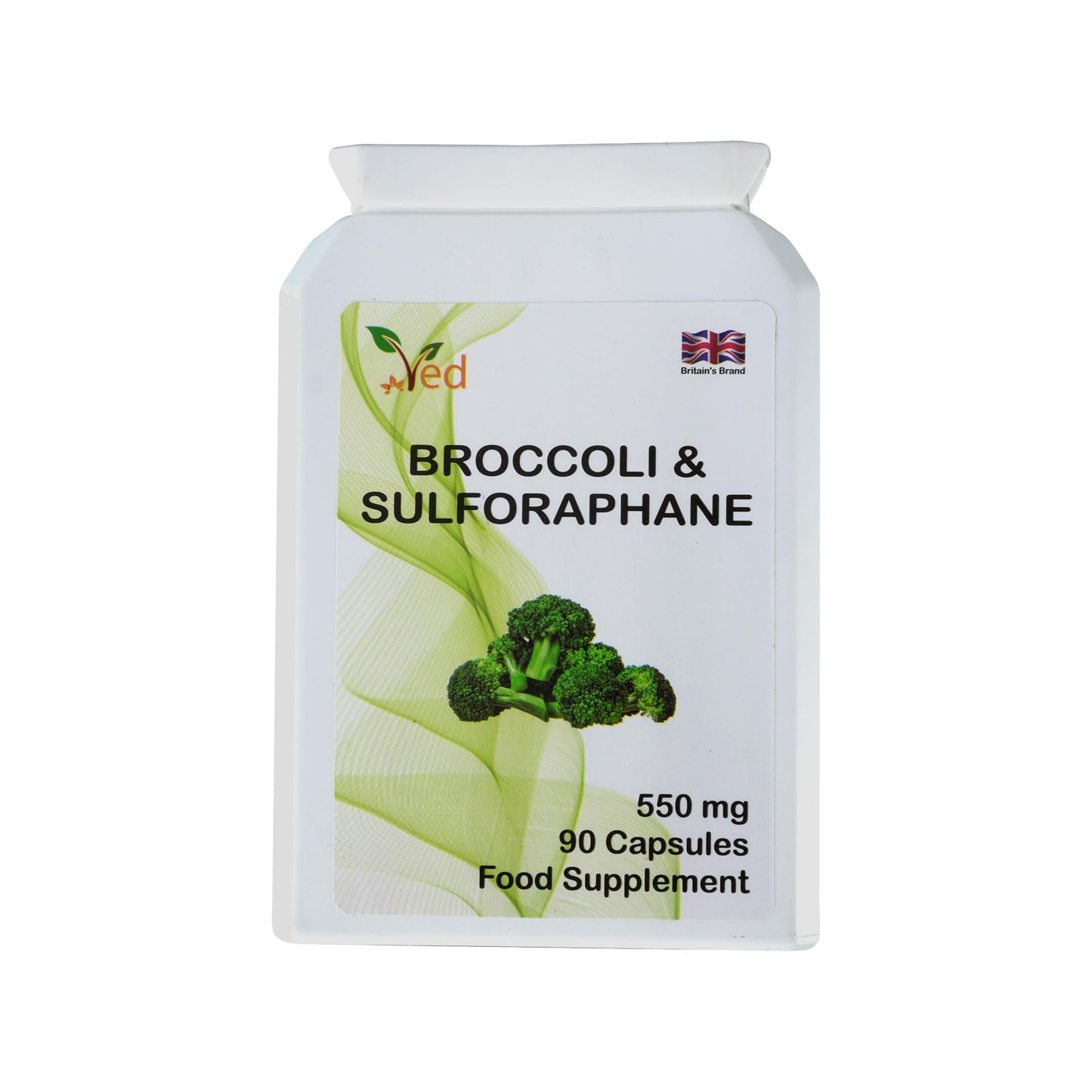 Ved Broccoli Sulforaphane 550 mg Capsules, 90 Count