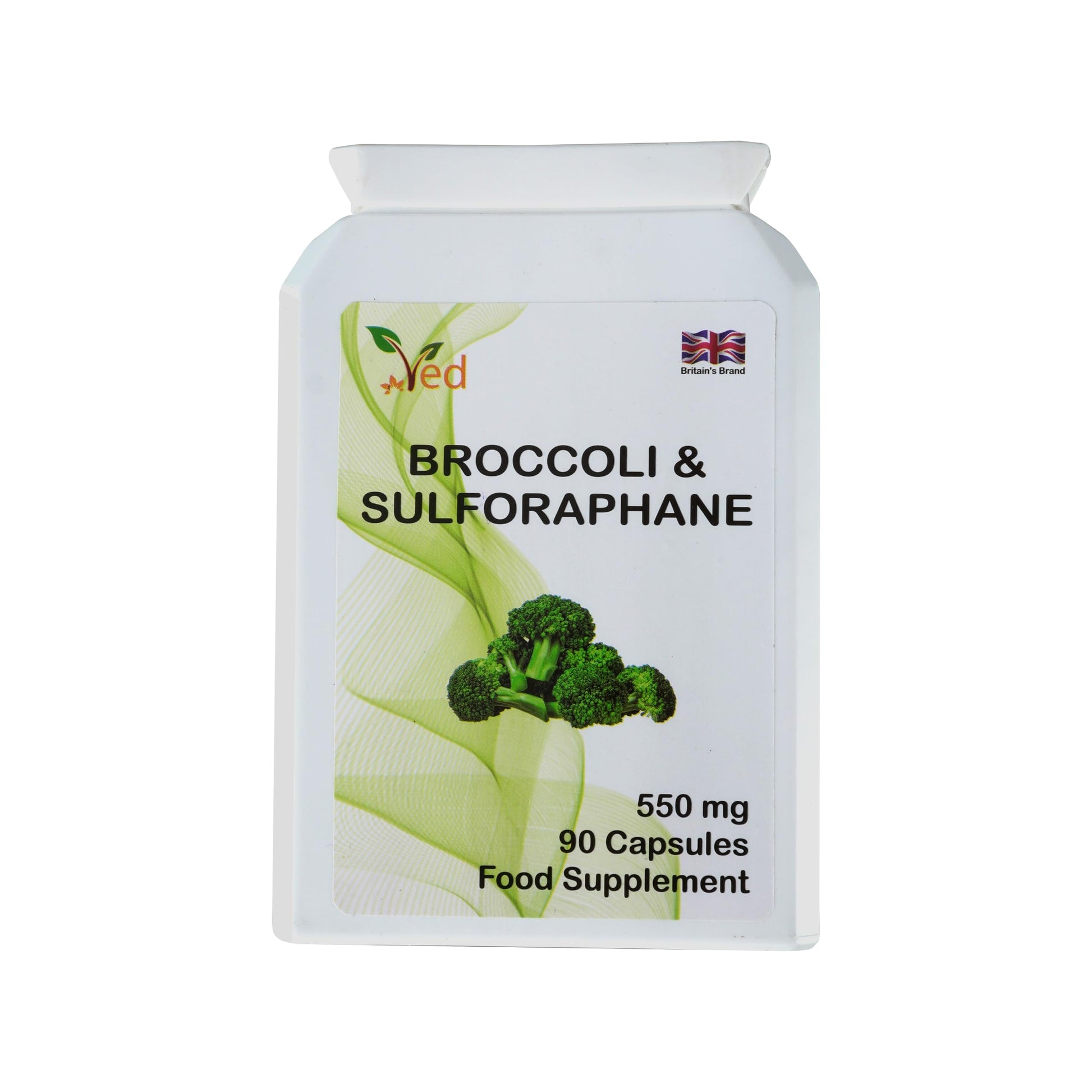 Ved Broccoli Sulforaphane 550 mg Capsules, 90 Count