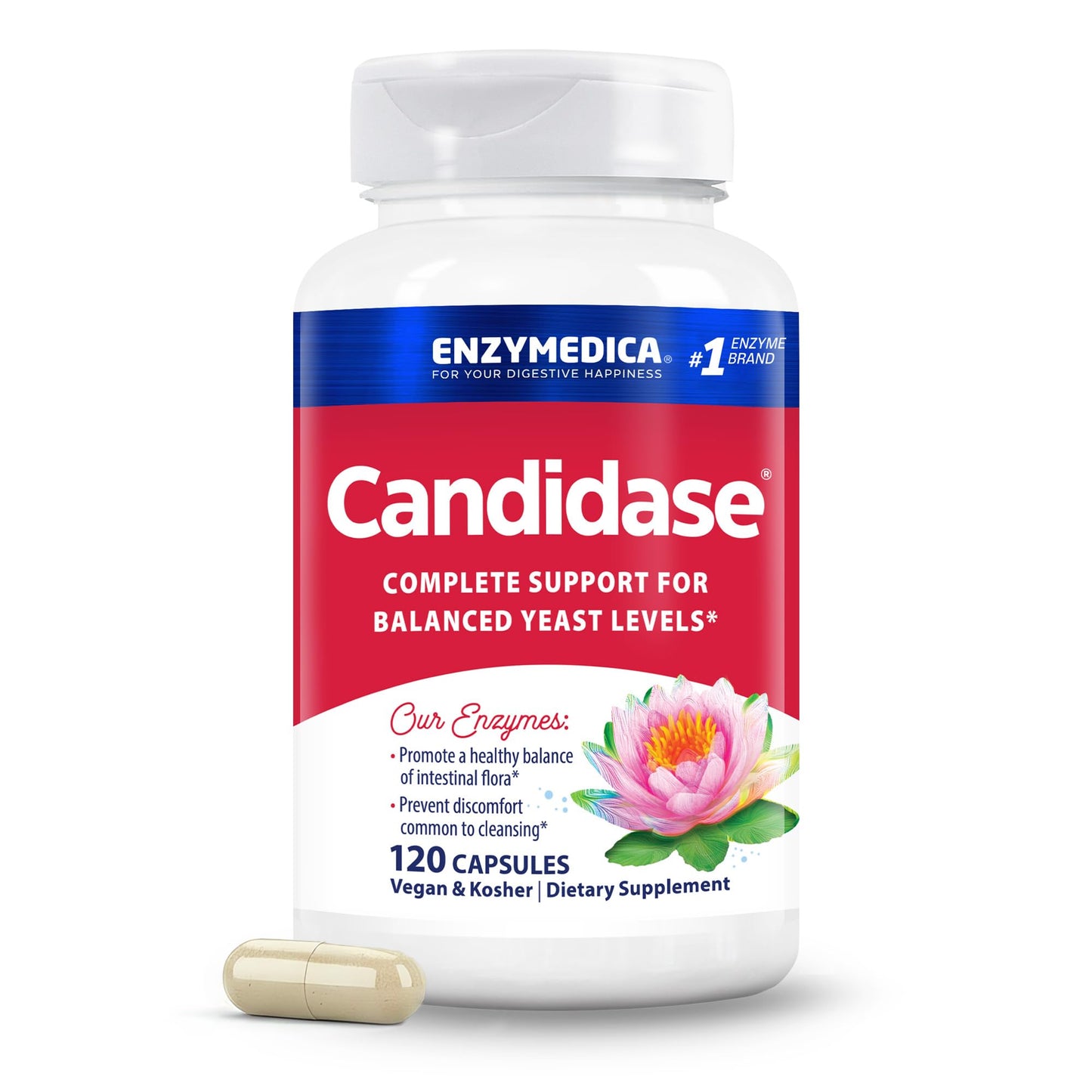 Enzymedica Candidase Capsule, 120 Count