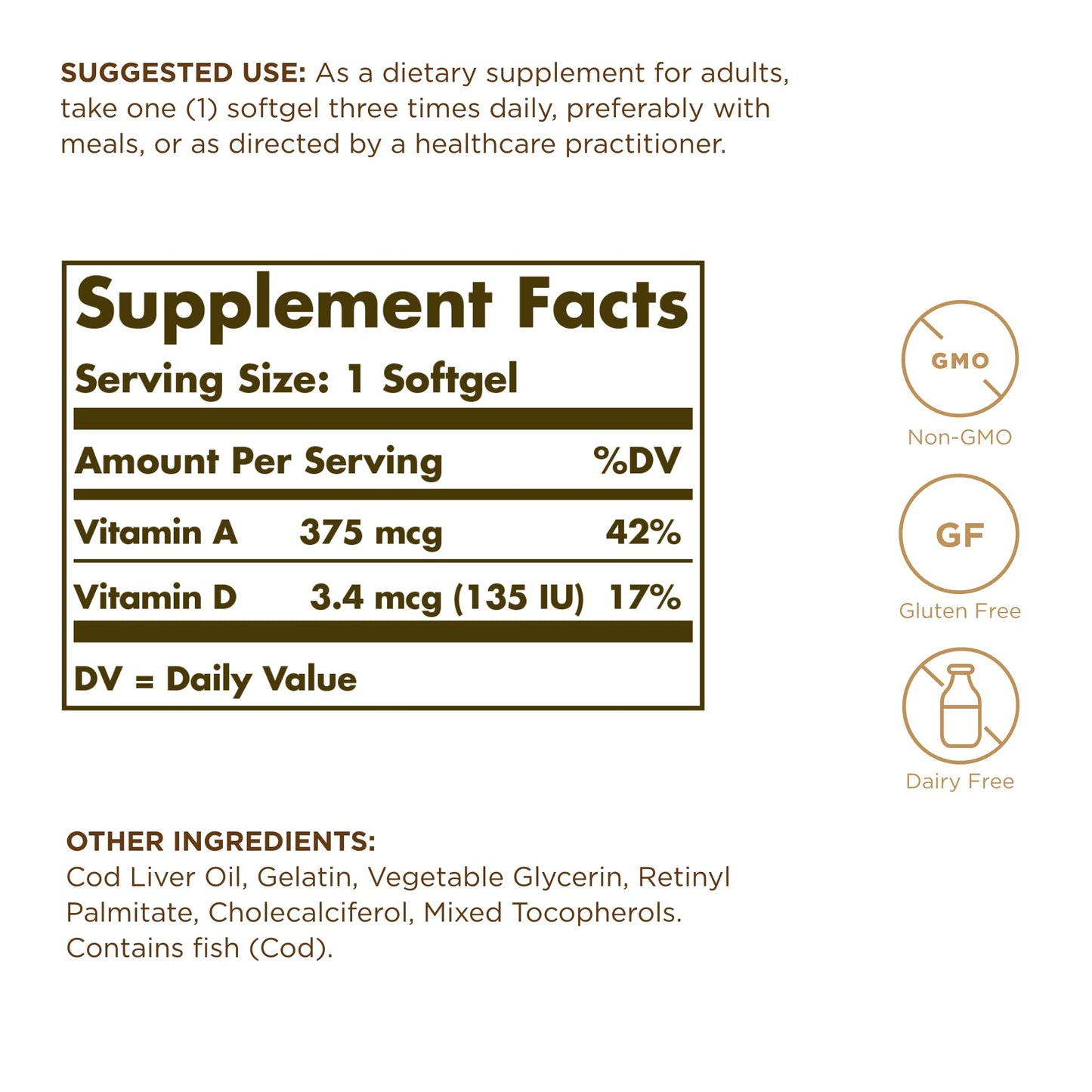 Solgar Cod Liver Oil Softgels 300