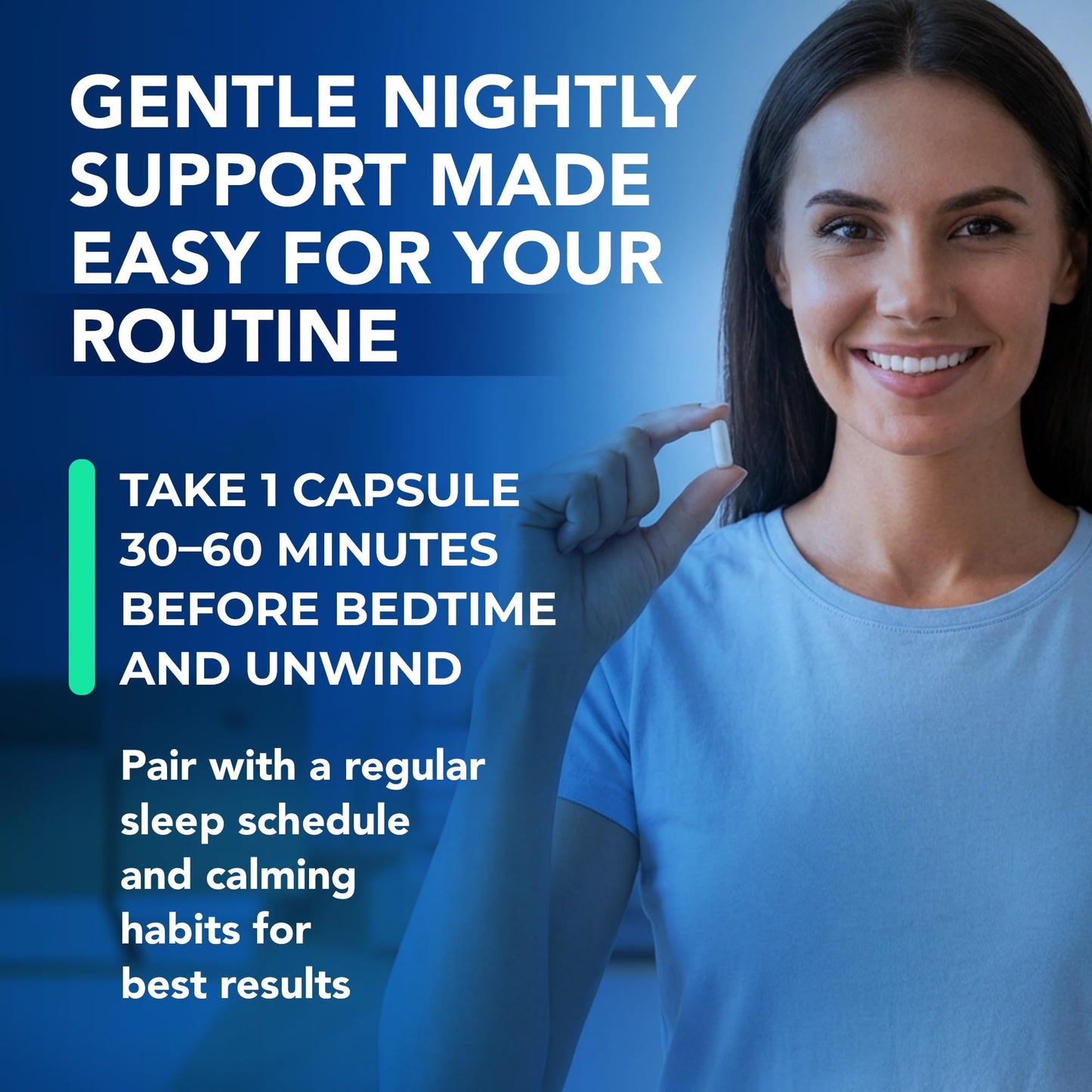 NutriFact Melatonin 5mg Sleep Supplement, 60 Capsules