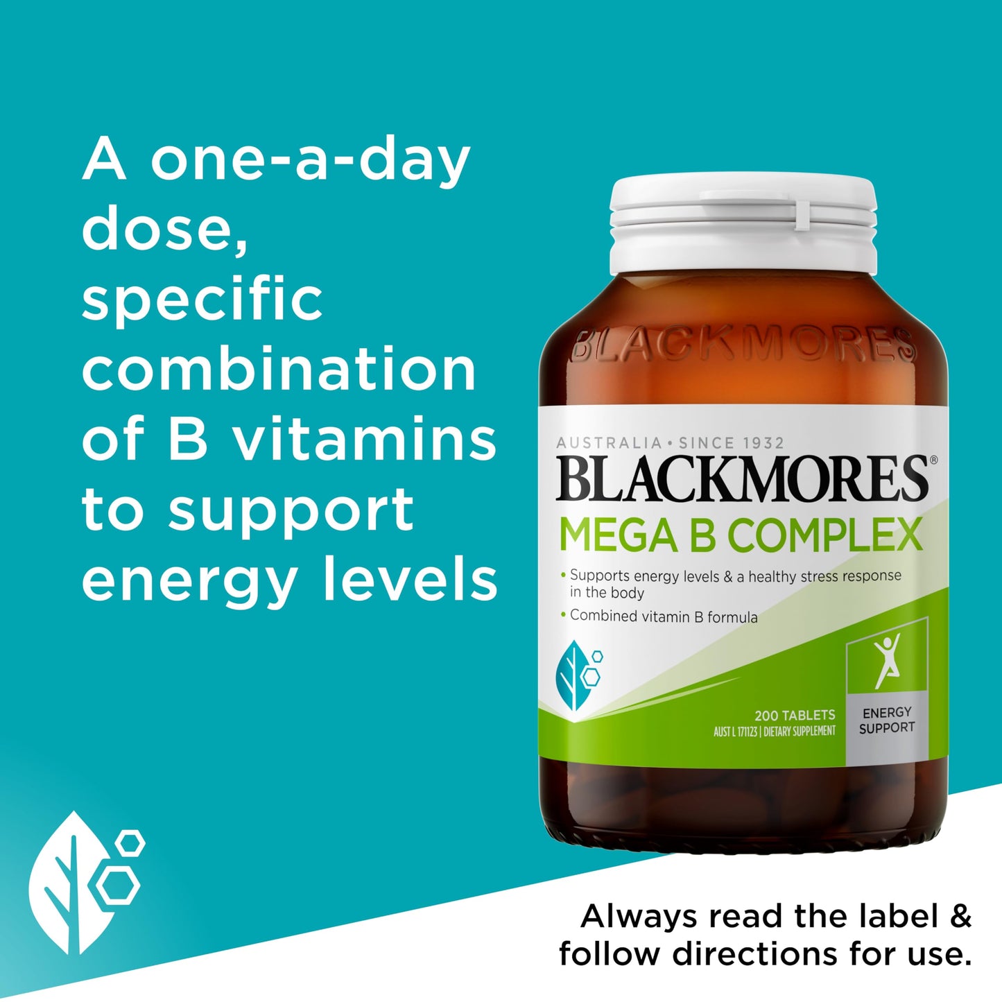 Blackmores Mega B Complex Tablets 200 Count