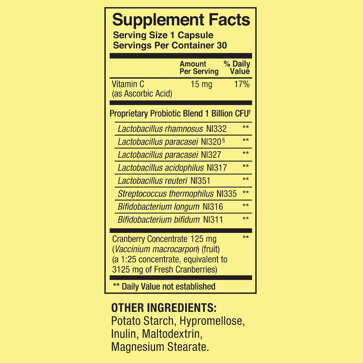 BASKETGOODS Probiotics for Women 30 Capsules