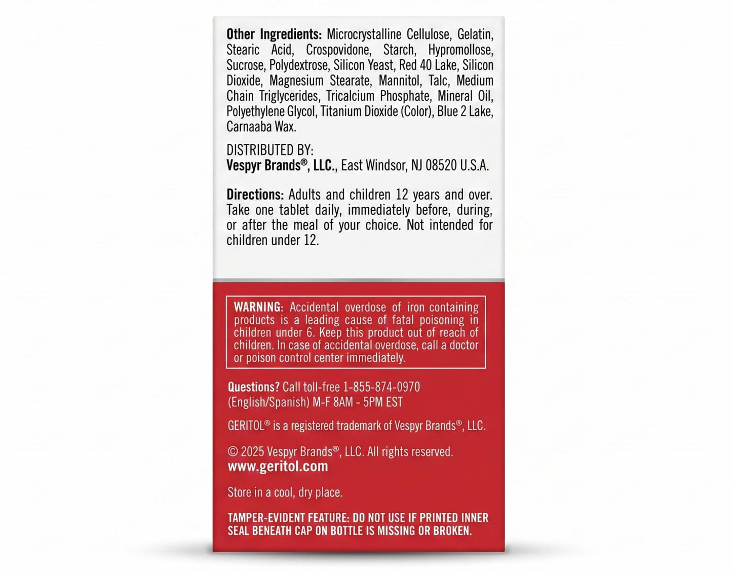 Geritol Complete Tablets 800 Tablets