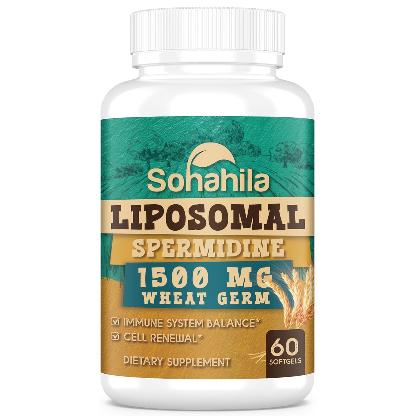 Corporalight Spermidine Supplement Softgels, 60 Count