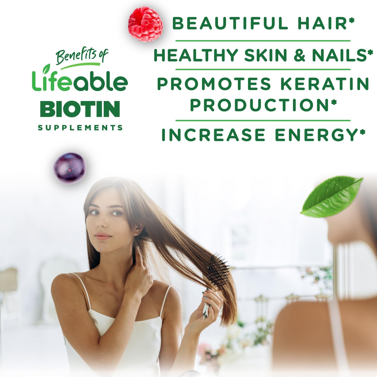 Lifeable Biotin Gummies 90 Count