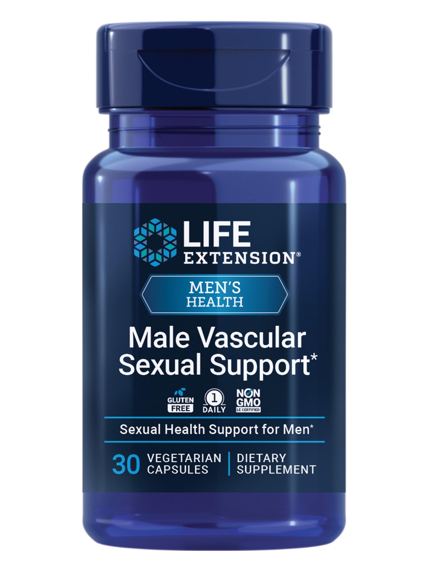 Life Extension Male Vascular Sexual Support Capsules 30