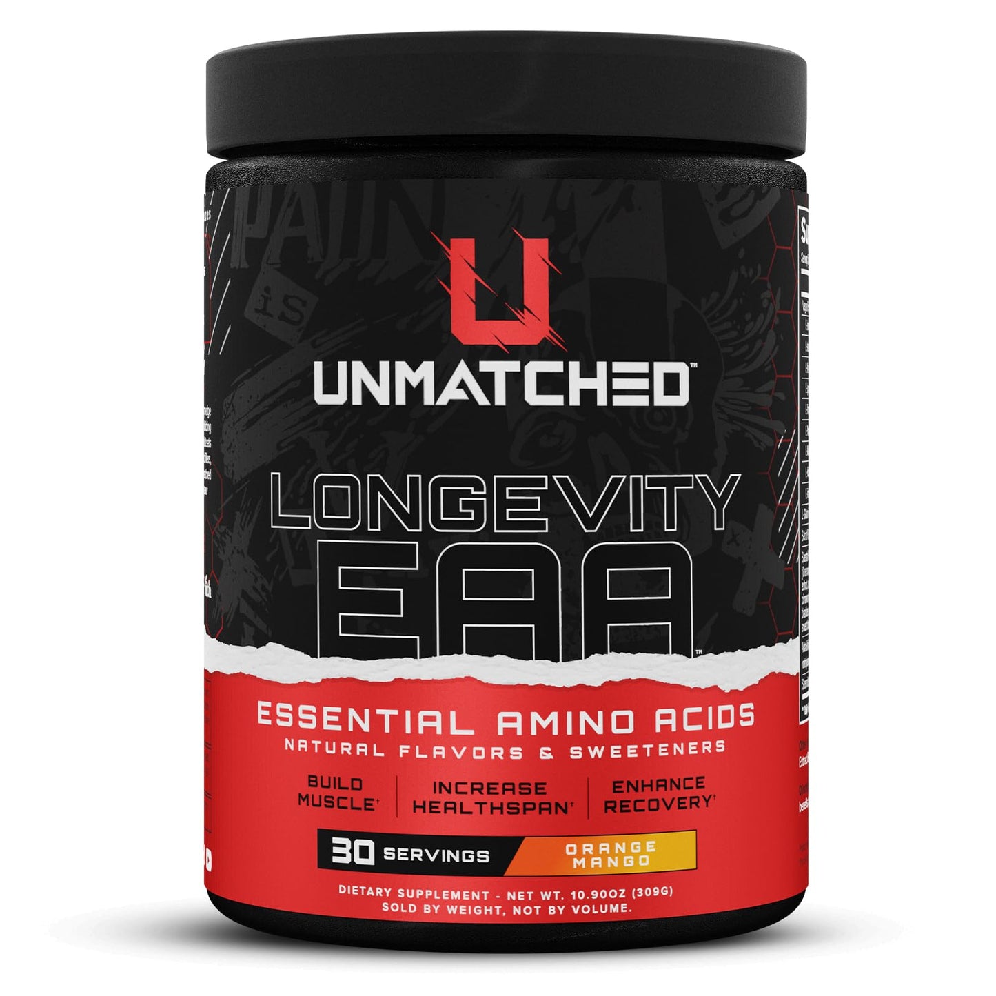 Unmatched Longevity EAA Essential Amino Acids Powder 10.9