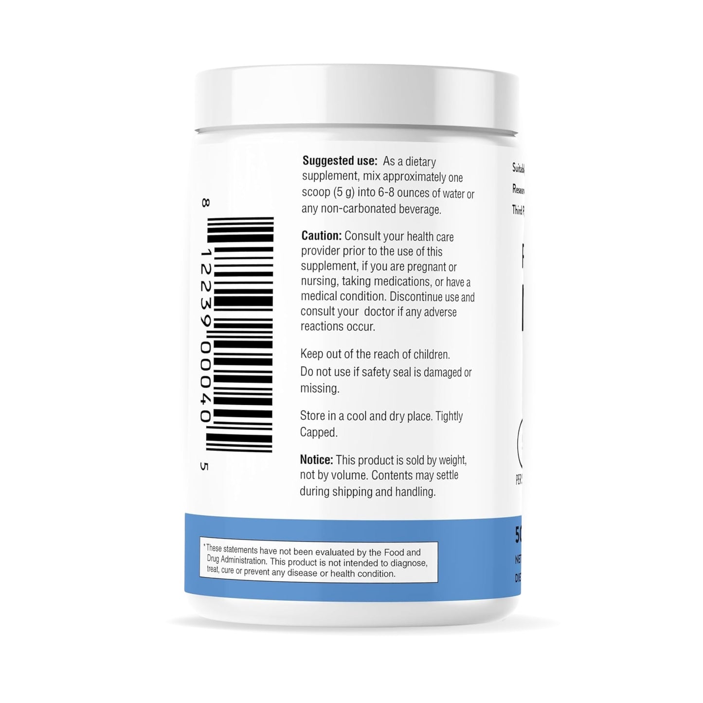Sandhu's L-Glutamine Powder 17.6 oz
