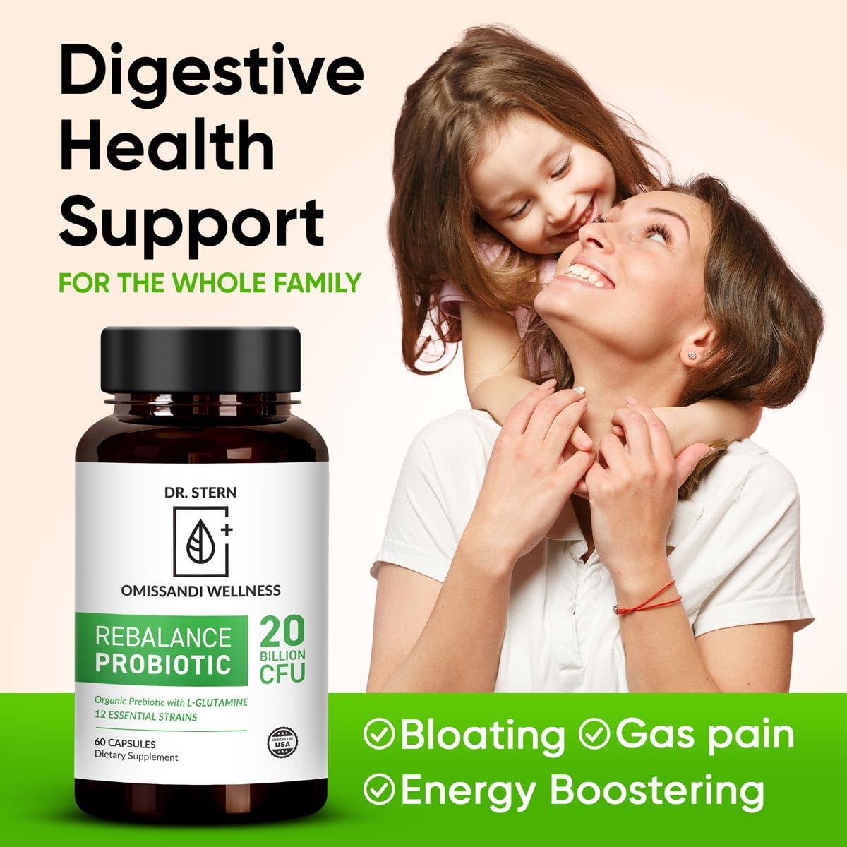 Royal-Organica Rebalance Probiotic Supplement 60 Capsules