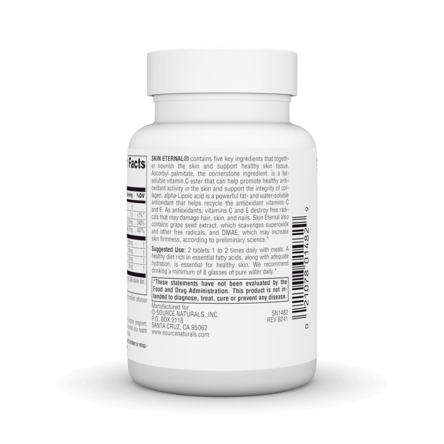 Source Naturals Skin Eternal Vegan 60 Tablets