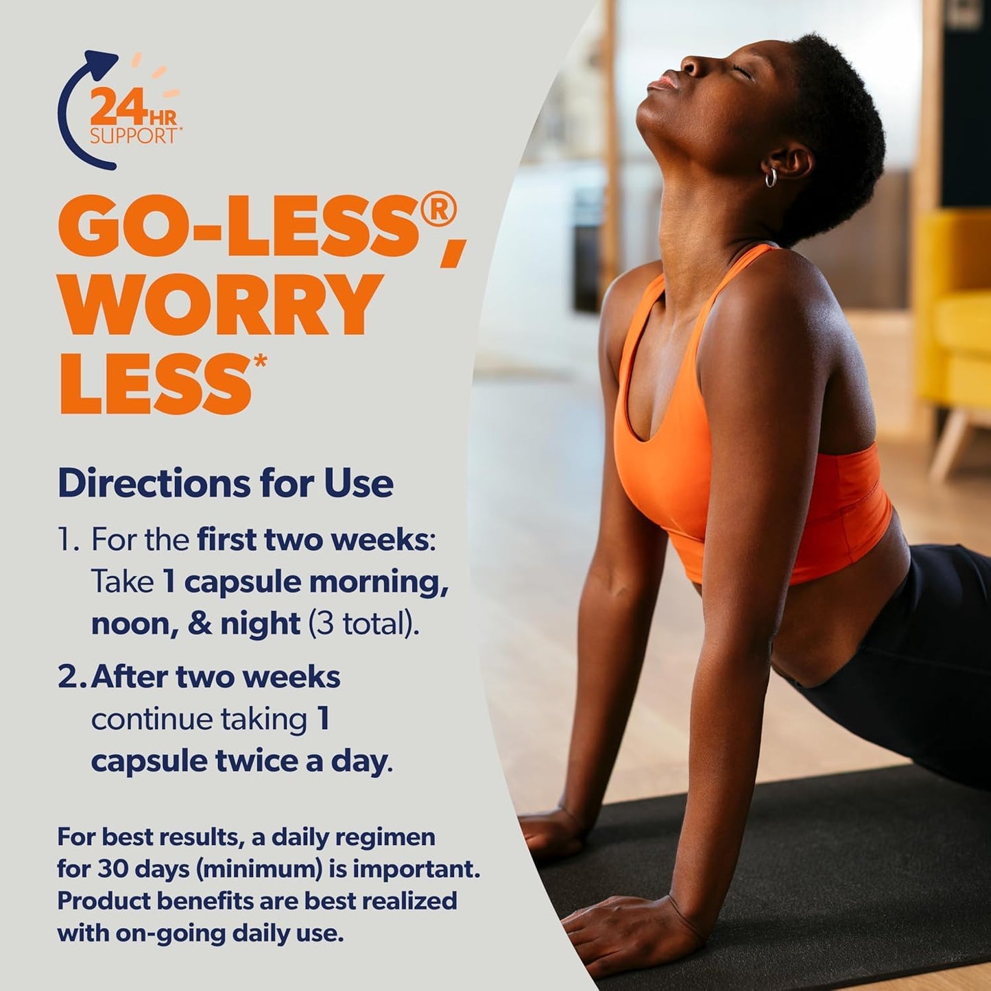 AZO Bladder Control with Go-Less Daily Supplement, 54 Capsules