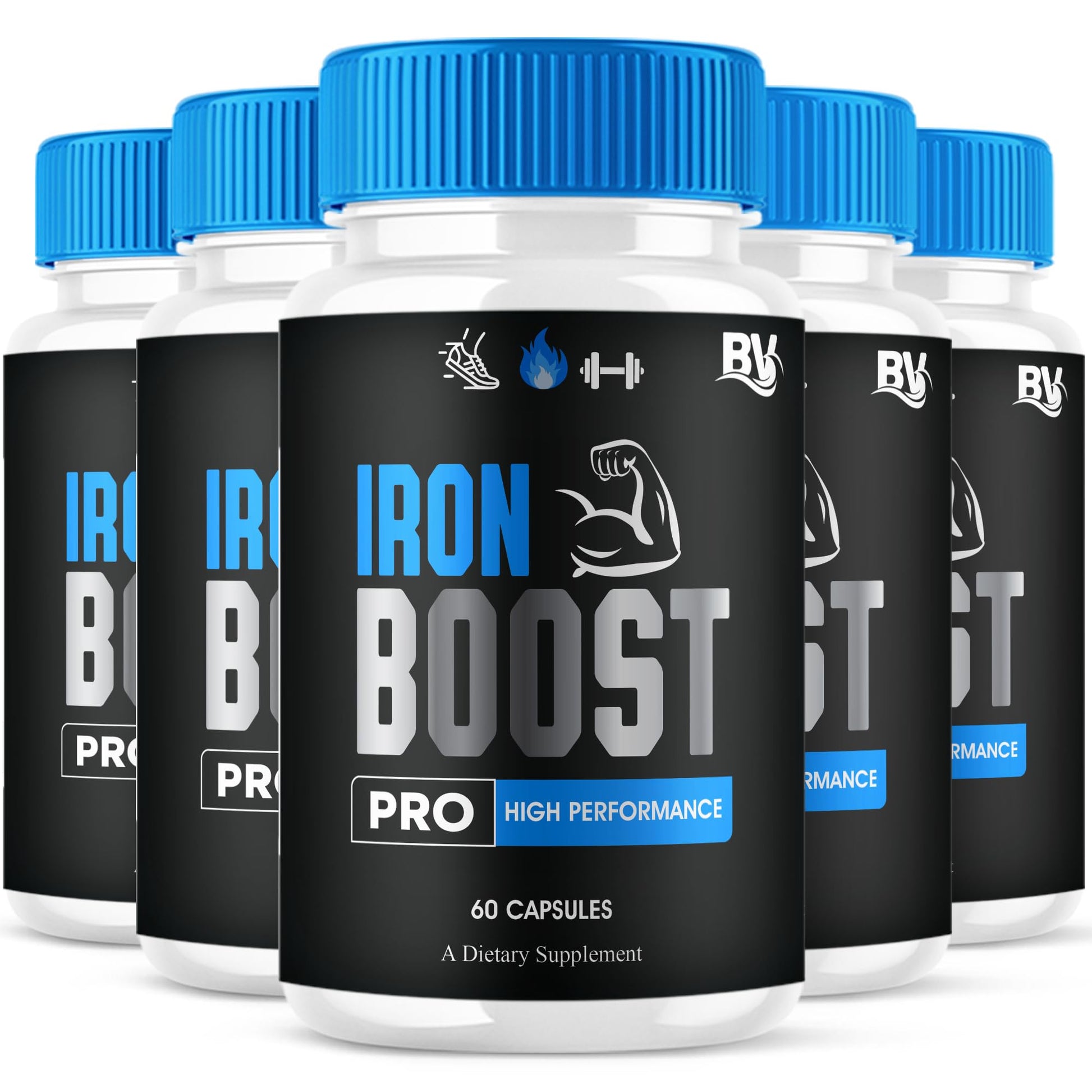 Blue Vibe Iron Boost Pro Premium Performance Capsules, 300 Capsules