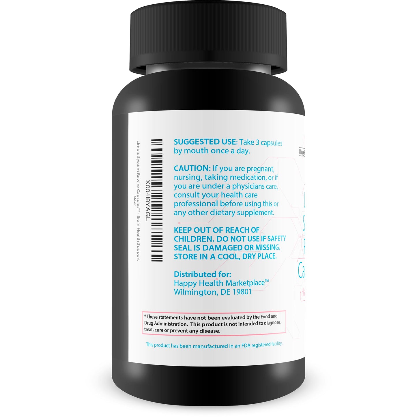Happy Health Marketplace Limbic System Rewire Capsule, 90 Count