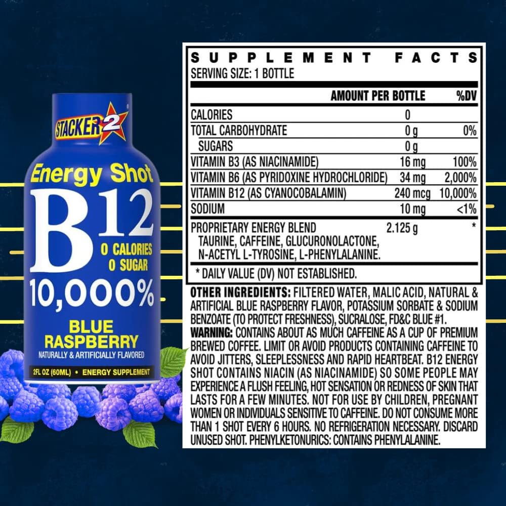 Generic Stacker Vitamin B Complex B12 B6 B3 Capsule 24 Count