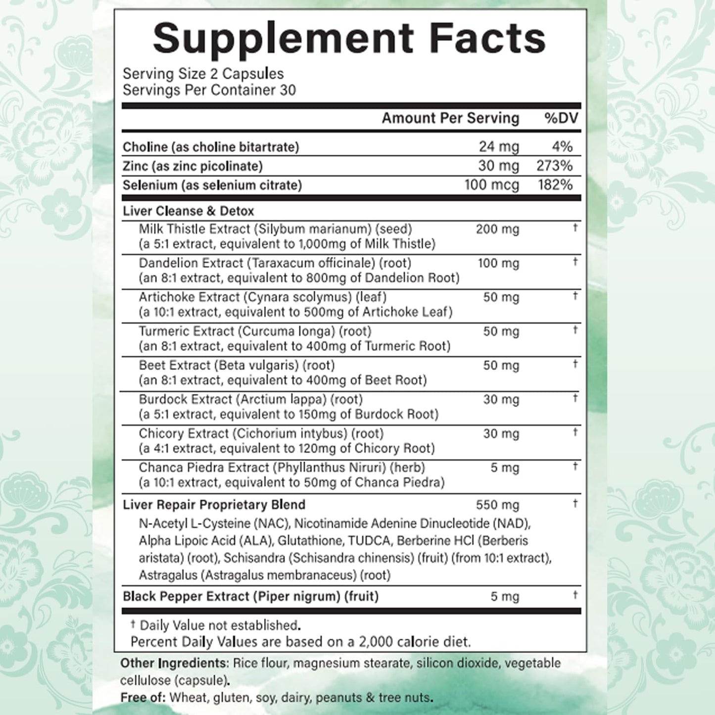 NutraPure Liver+ Advanced 20-in-1 Liver Detox Supplement 60 Capsules
