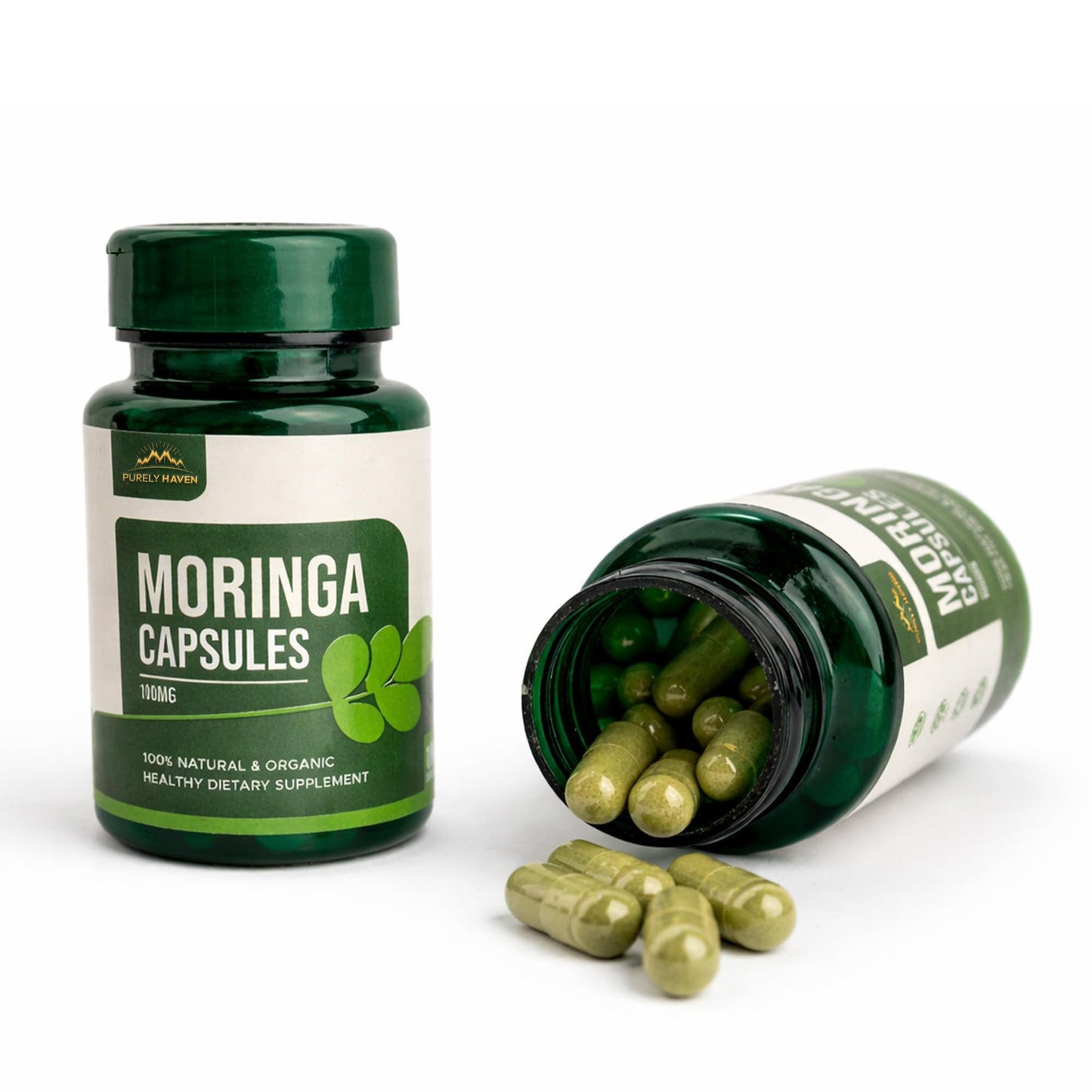 RAFFINO Moringa Organic Capsules, 60 Capsules
