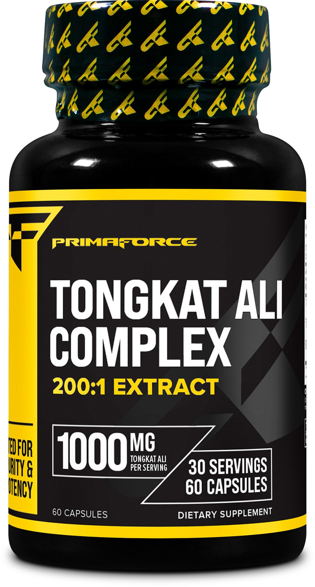 Primaforce Tongkat Ali (1000 MG) 200:1 Extract Complex, 30 Servings 60 Capsules