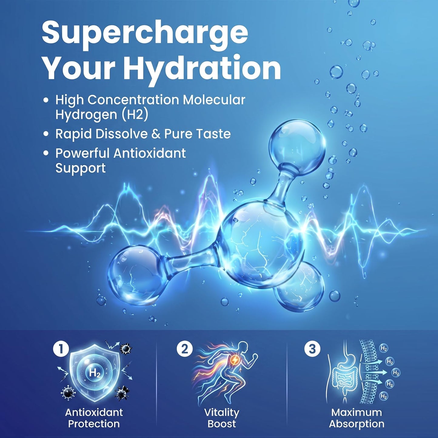 Life Nutrition Hydrogen Water Tablets with Magnesium, Lime Flavor, 100 Tablets