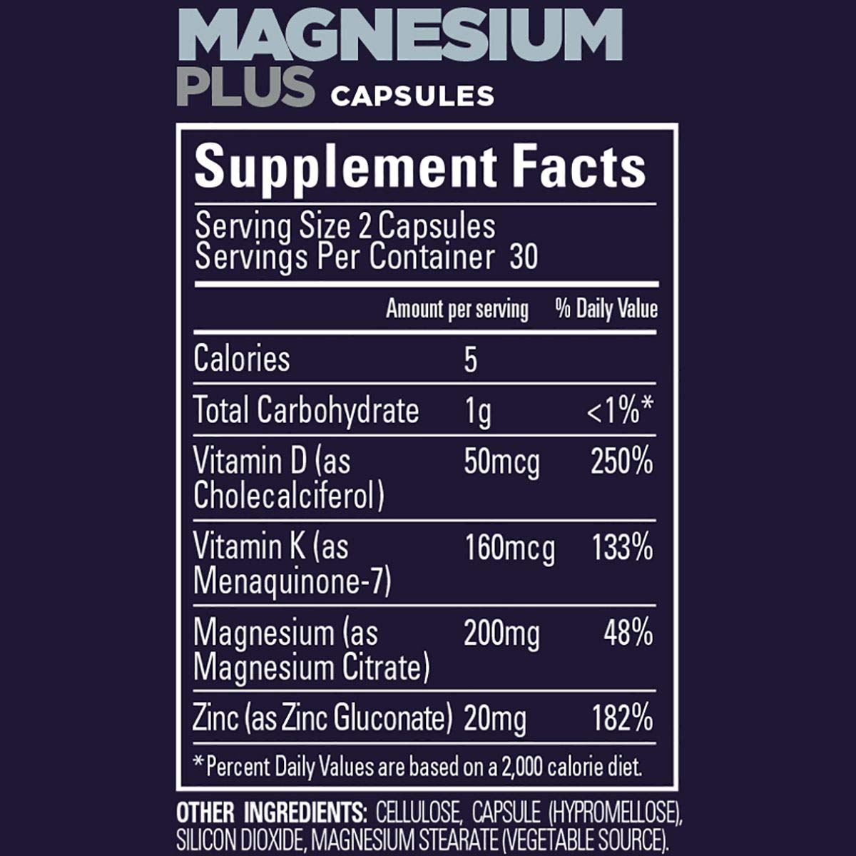 GU Energy Roctane Magnesium Plus Capsules with Vitamin K, D and Zinc, Informed Choice, Recovery Support After Any Workout, 60 Capsules
