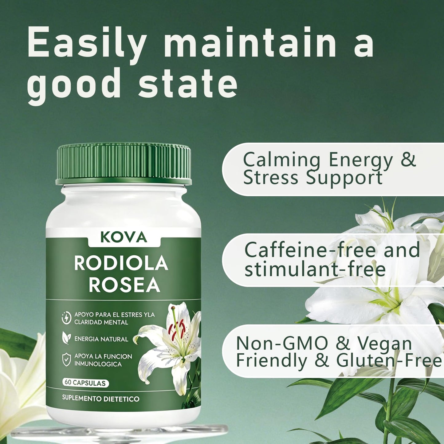 Lwefao Rhodiola Rosea Capsule 60 Capsules