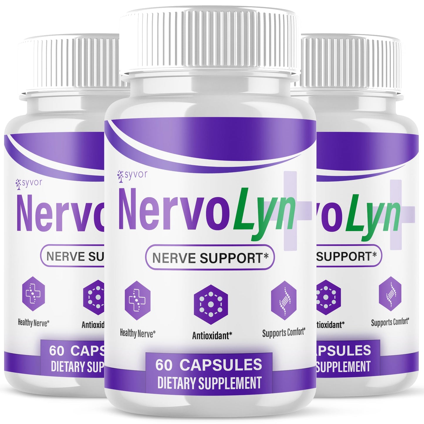 Syvor NervoLyn Nerve Support Capsules, 180 Capsules