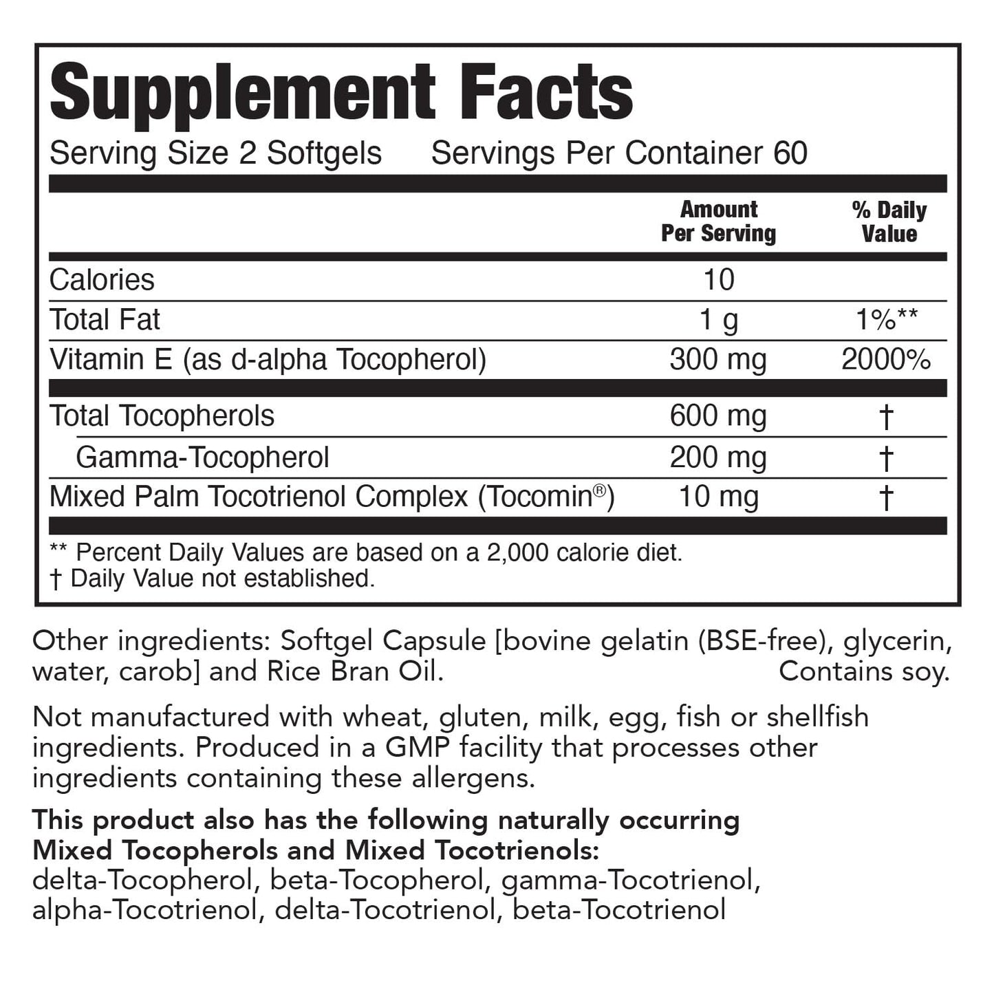 PureFormulas Vitamin E Complex Softgels 120