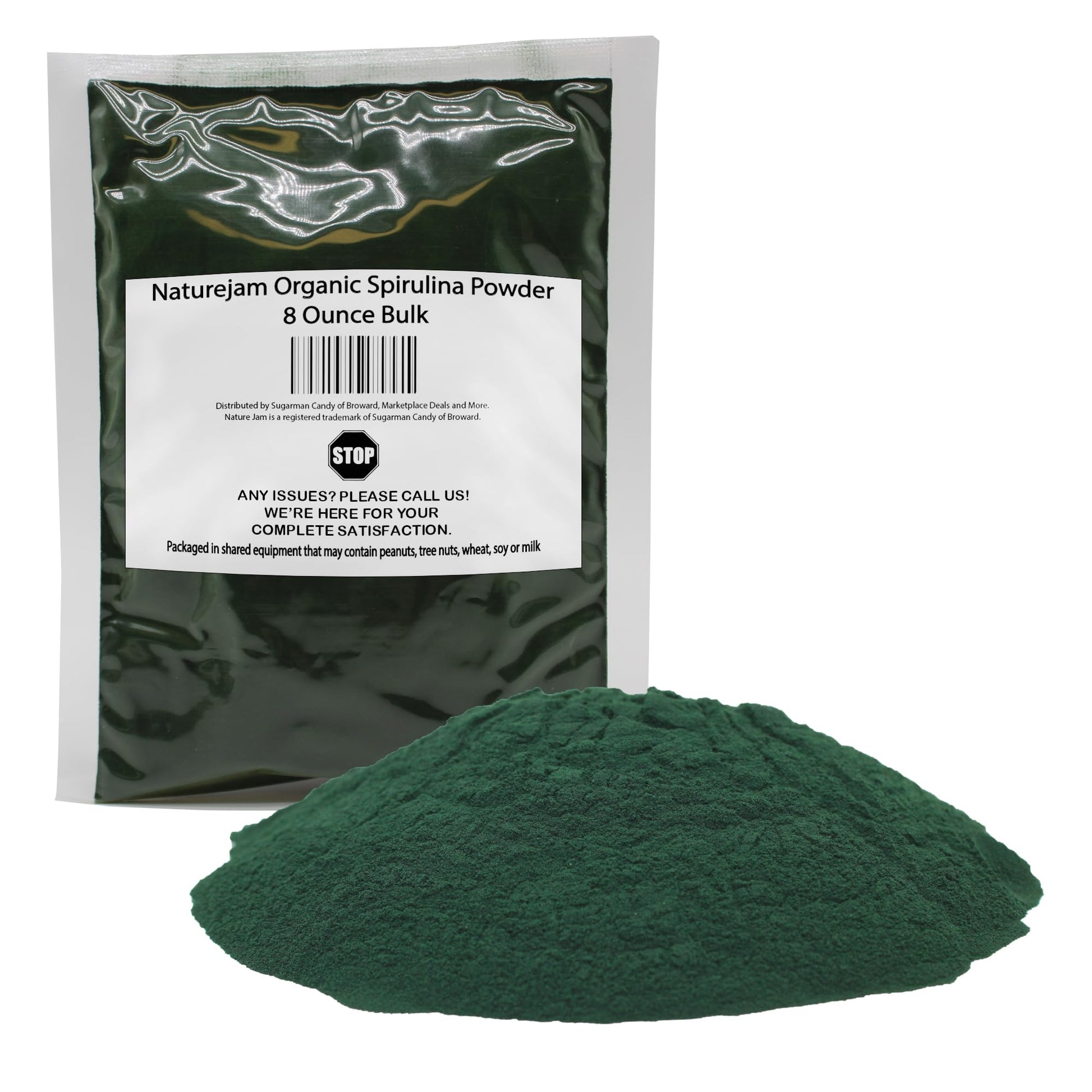 Naturejam Organic Spirulina Powder 8 oz